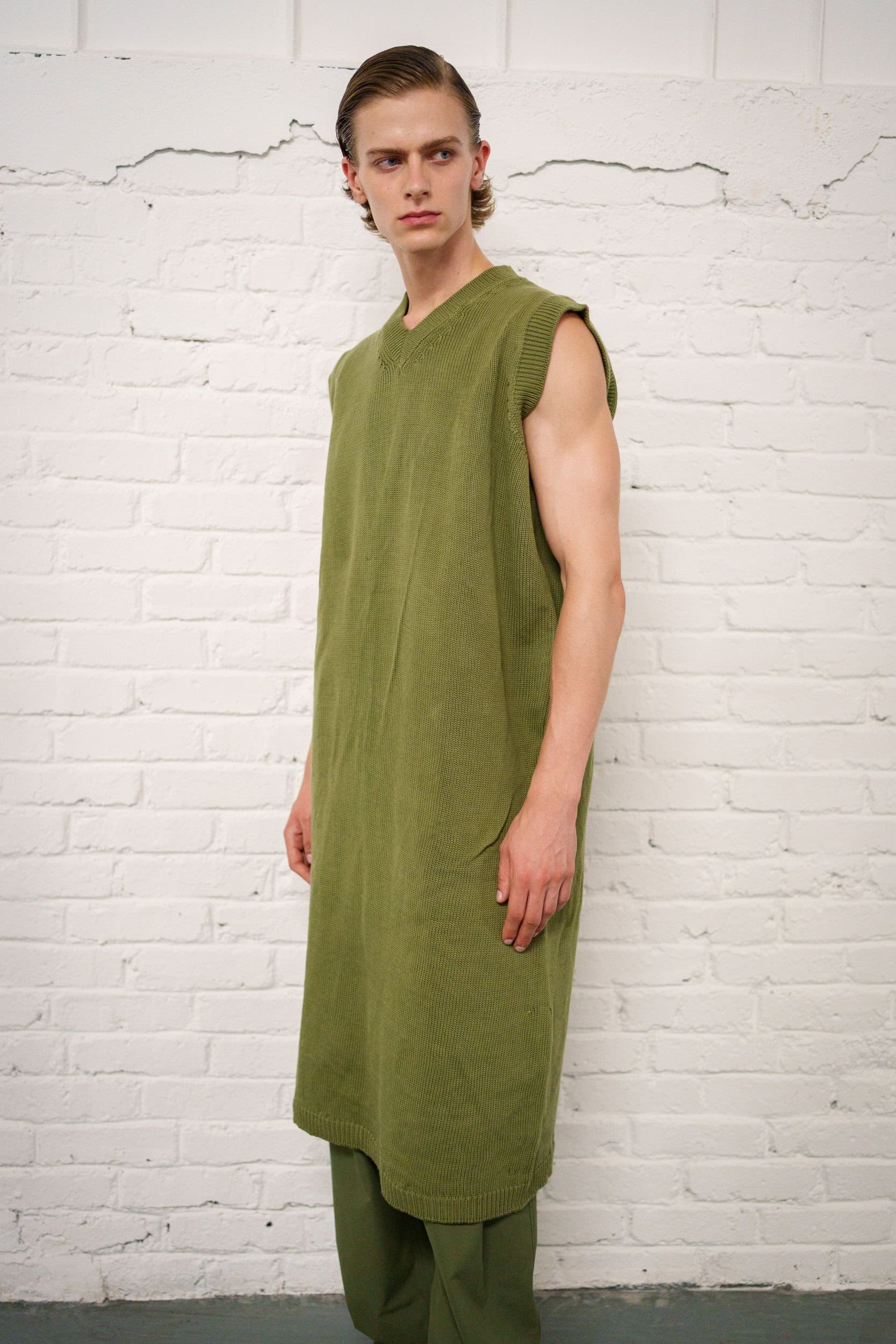 Hed Mayner Spring 2026 Men's Fashion Show Backstage