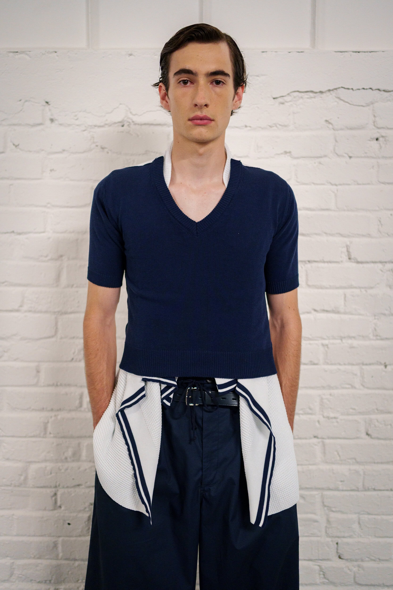 Hed Mayner Spring 2026 Men's Fashion Show Backstage