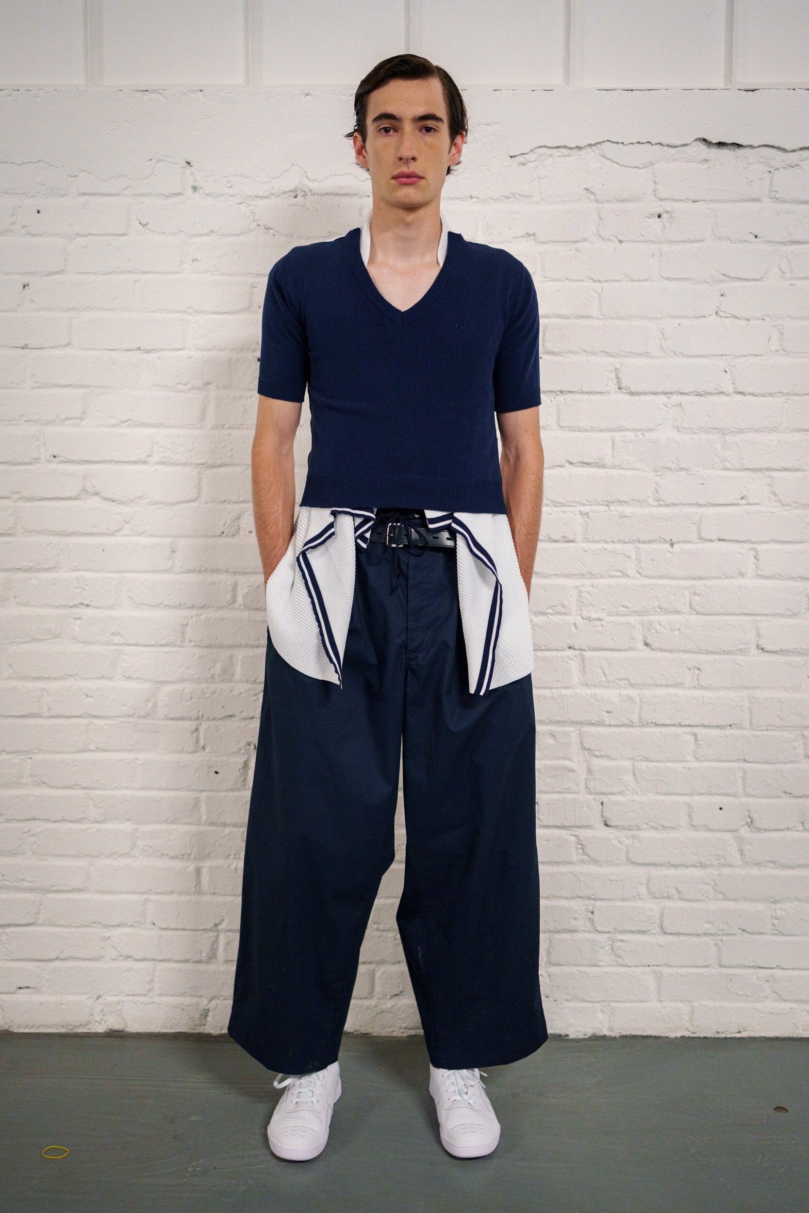 Hed Mayner Spring 2026 Men's Fashion Show Backstage