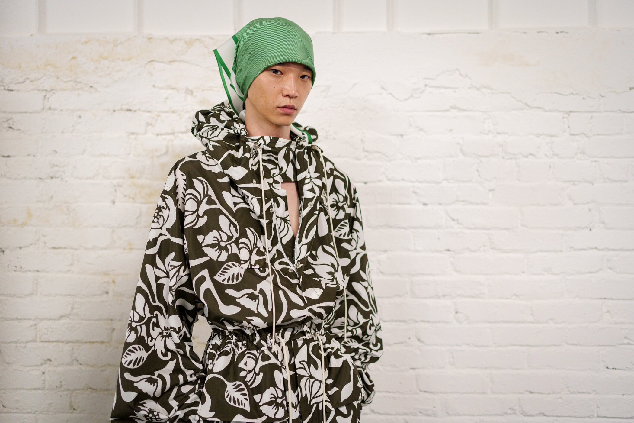 Hed Mayner Spring 2026 Men's Fashion Show Backstage