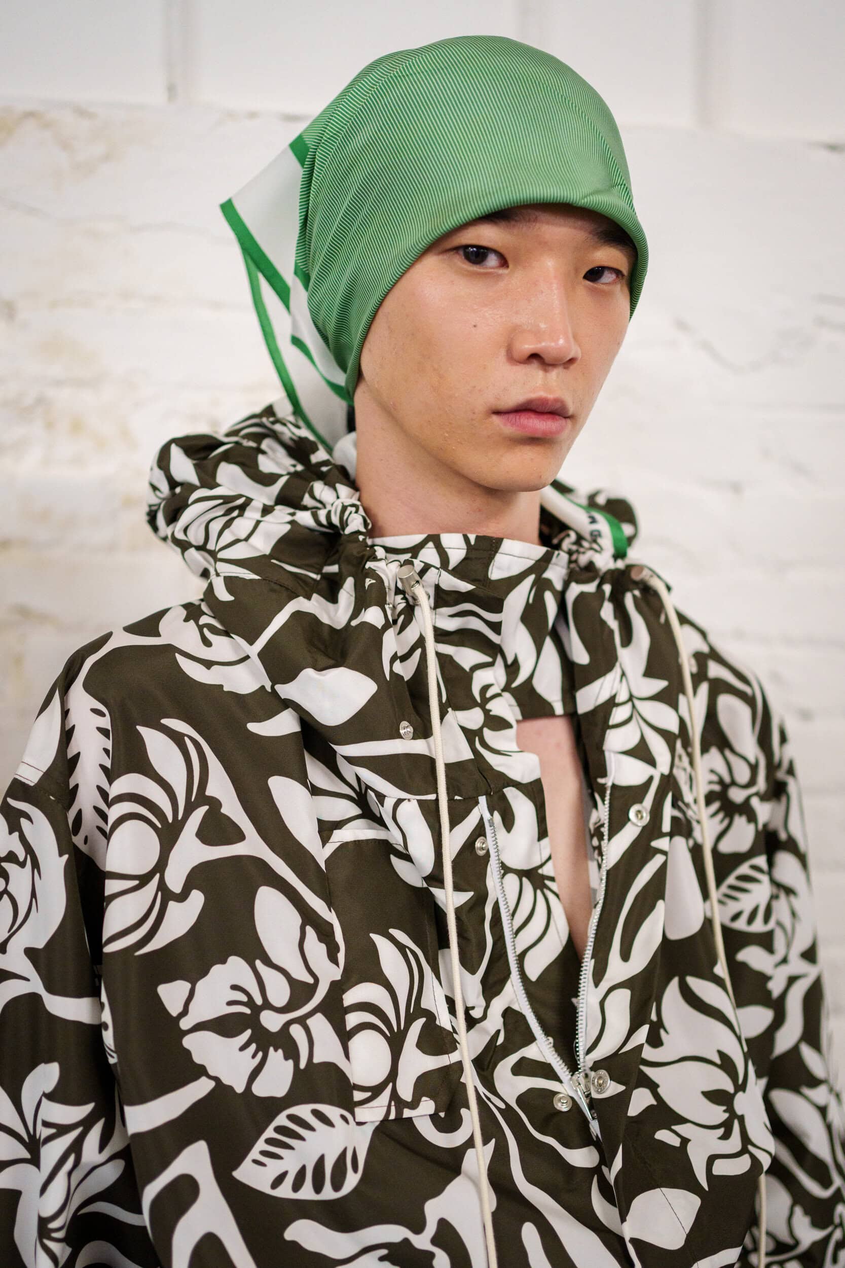Hed Mayner Spring 2026 Men's Fashion Show Backstage