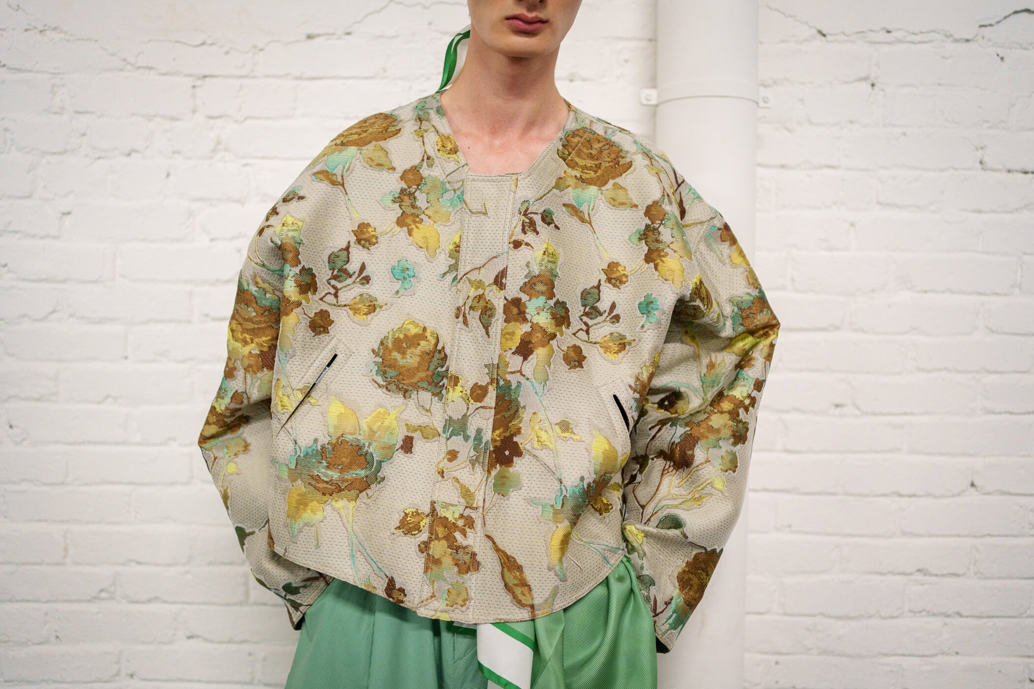 Hed Mayner Spring 2026 Men's Fashion Show Backstage