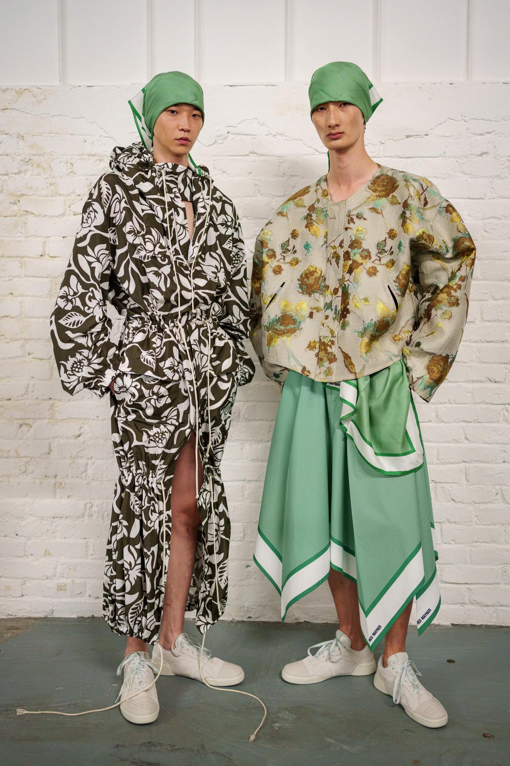 Hed Mayner Spring 2026 Men's Fashion Show Backstage