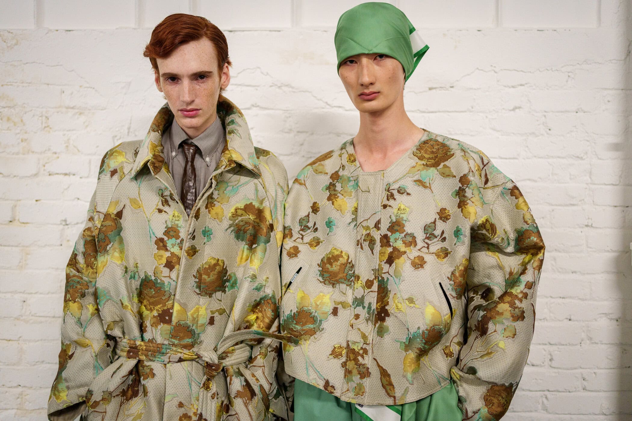 Hed Mayner Spring 2026 Men's Fashion Show Backstage