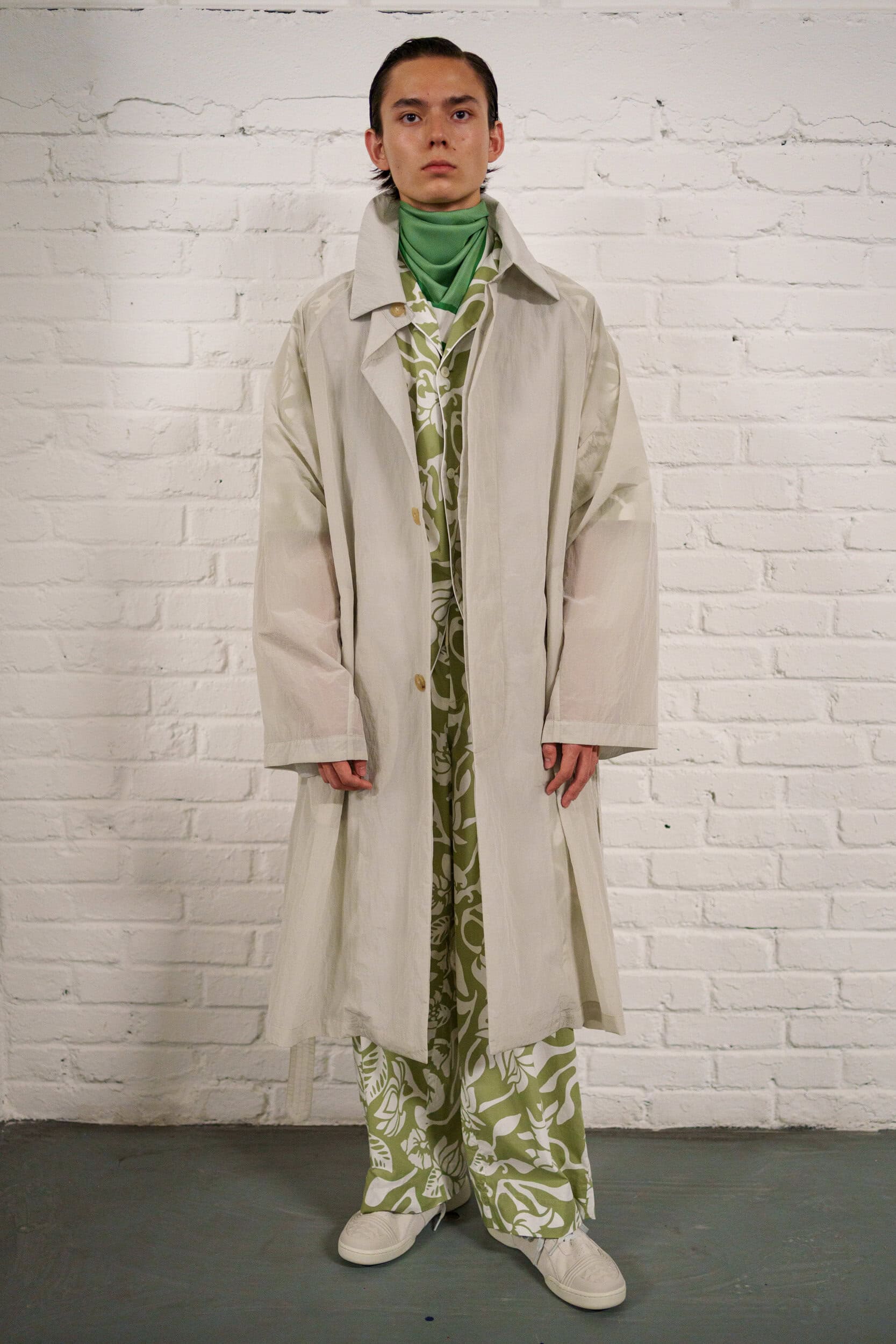 Hed Mayner Spring 2026 Men's Fashion Show Backstage