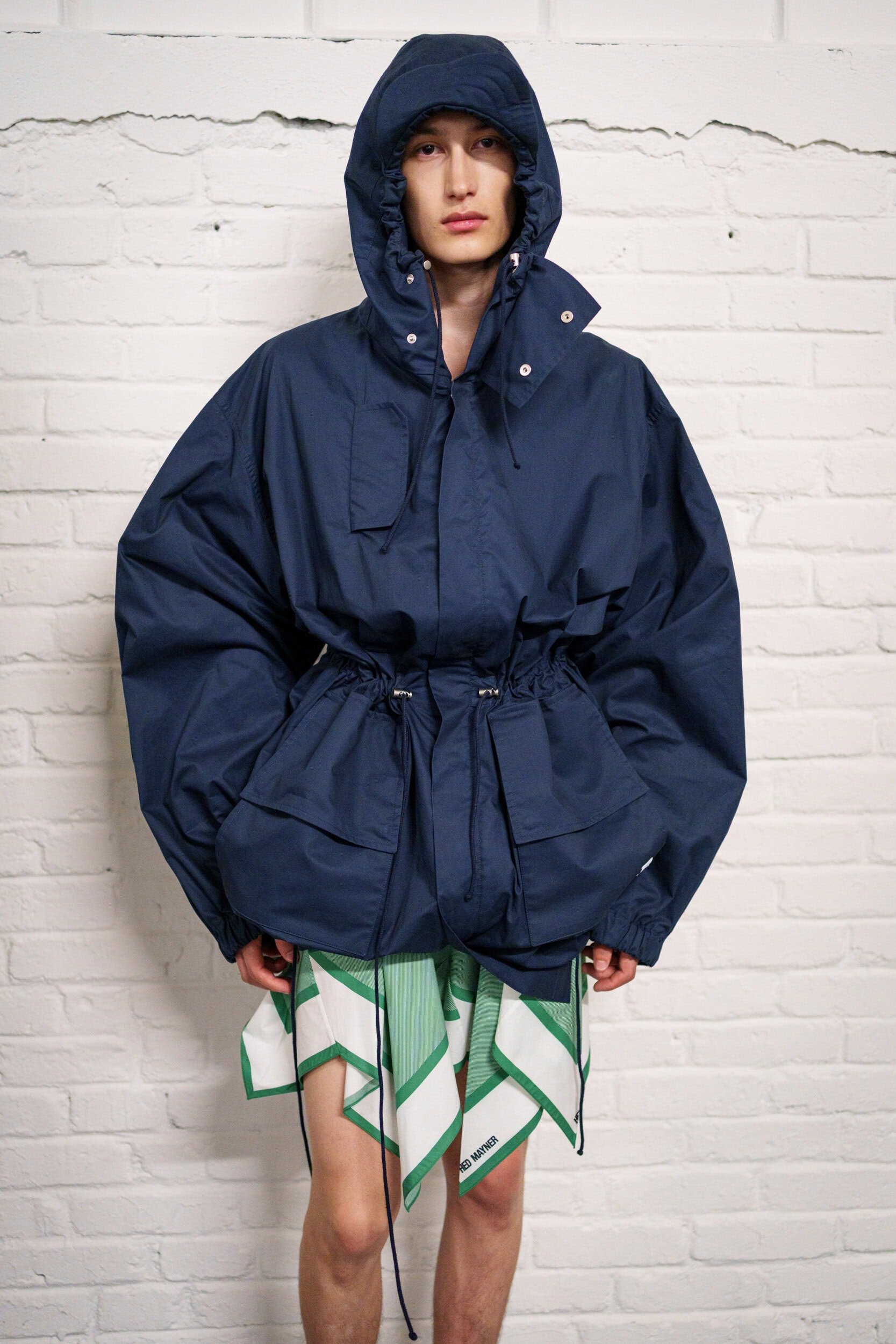 Hed Mayner Spring 2026 Men's Fashion Show Backstage