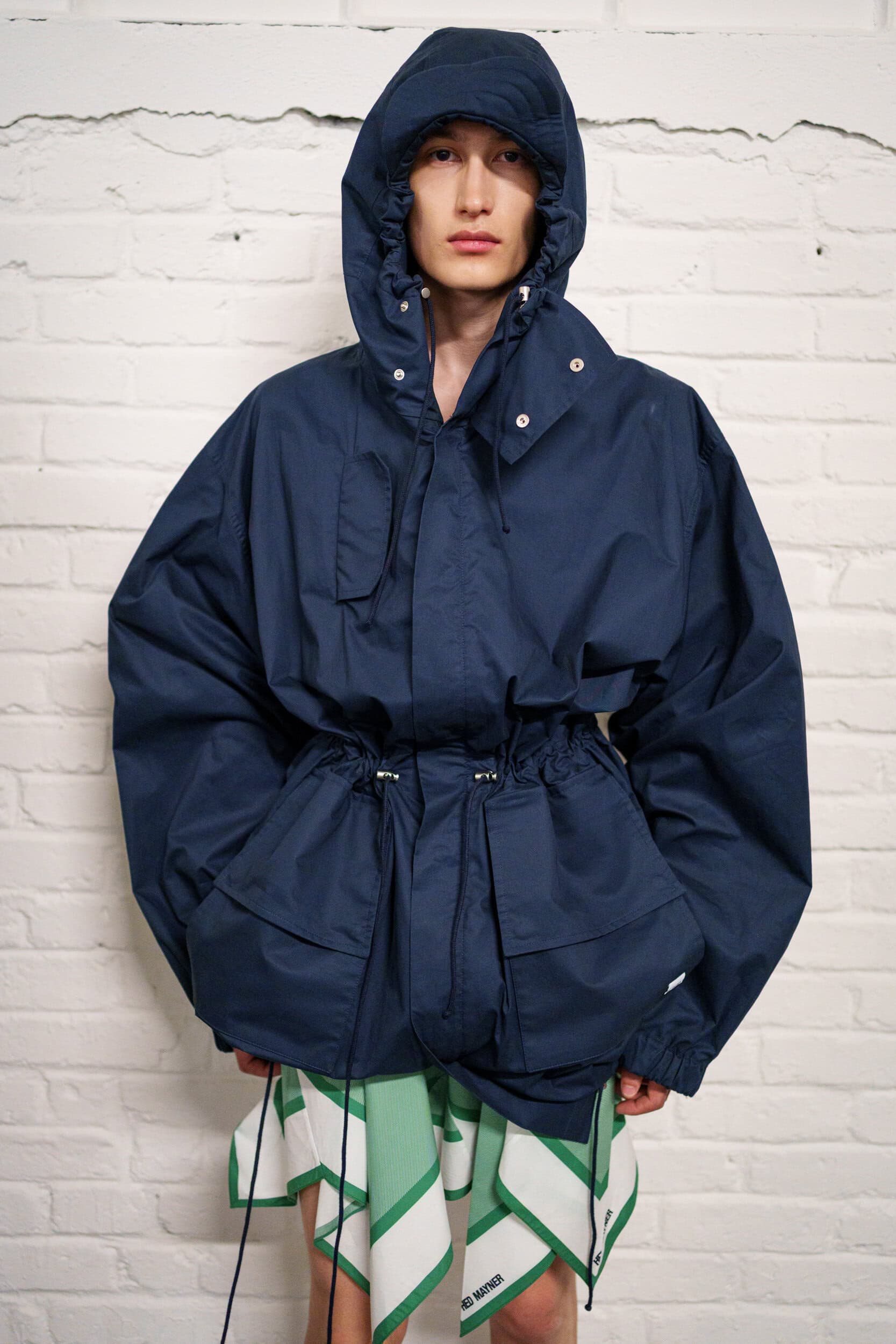 Hed Mayner Spring 2026 Men's Fashion Show Backstage