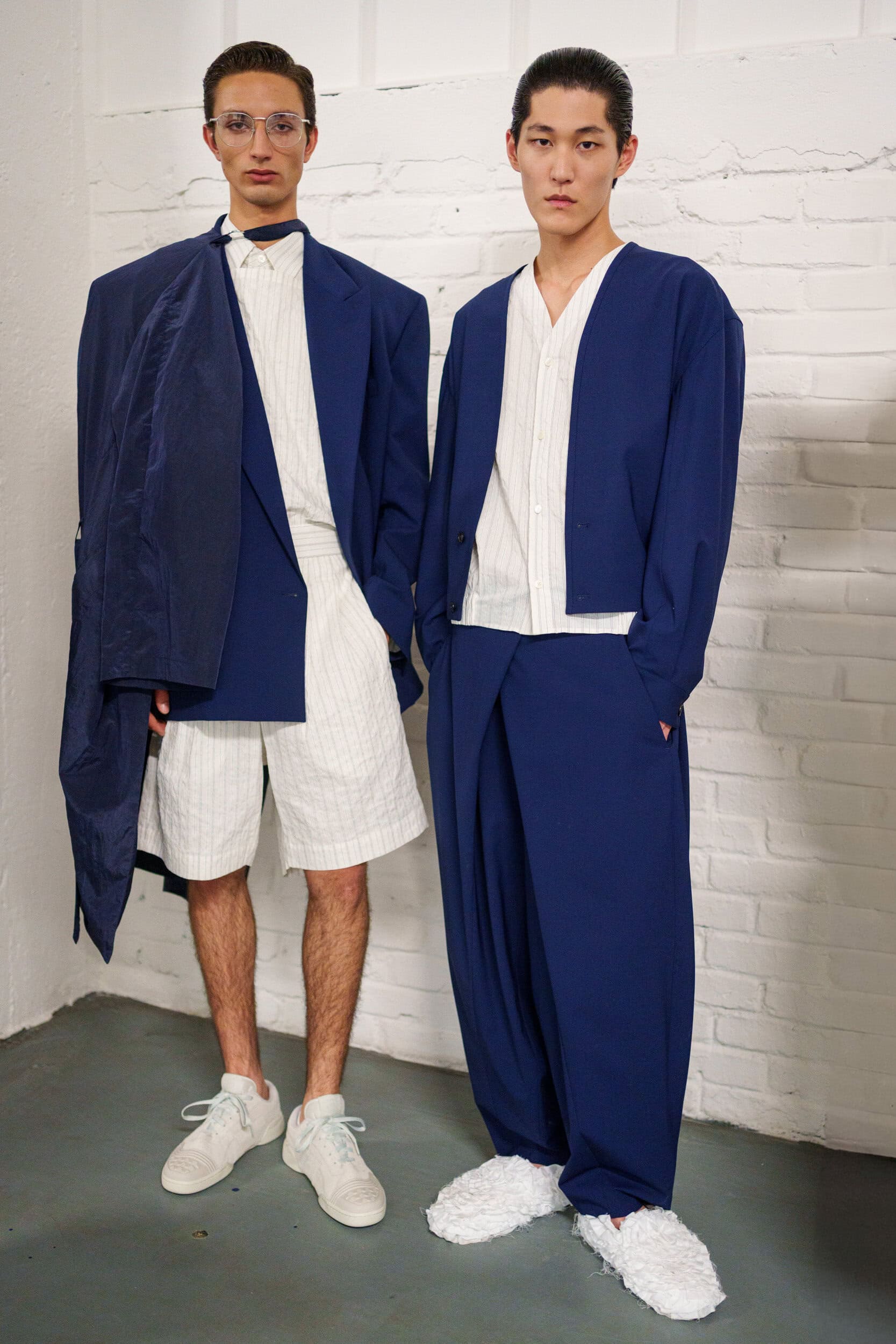 Hed Mayner Spring 2026 Men's Fashion Show Backstage