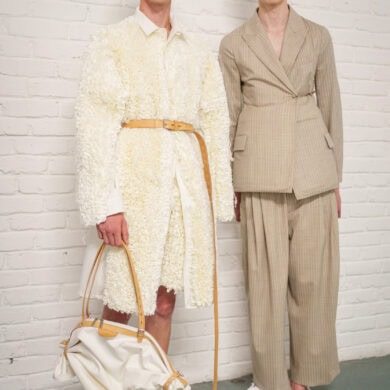 Hed Mayner Spring 2026 Men's Fashion Show Backstage