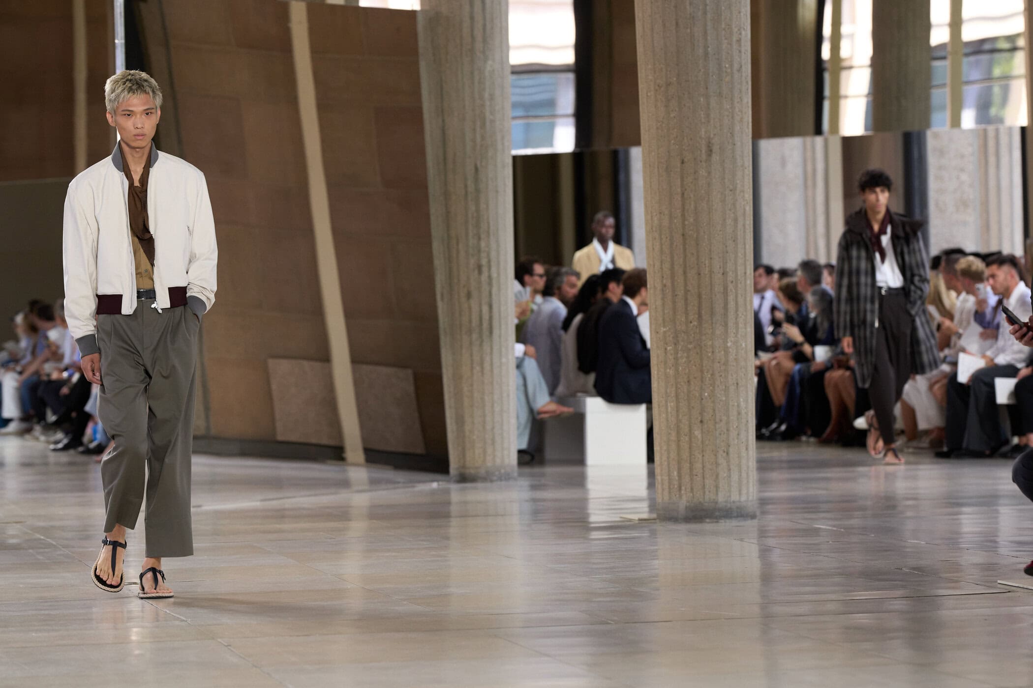 Hermes Spring 2026 Men's Fashion Show Atmosphere