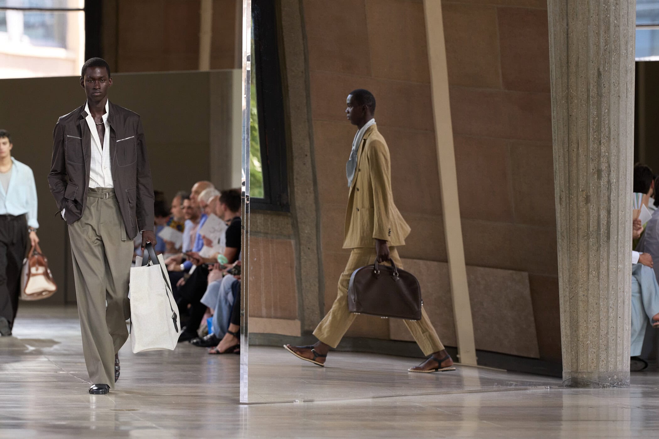 Hermes Spring 2026 Men's Fashion Show Atmosphere