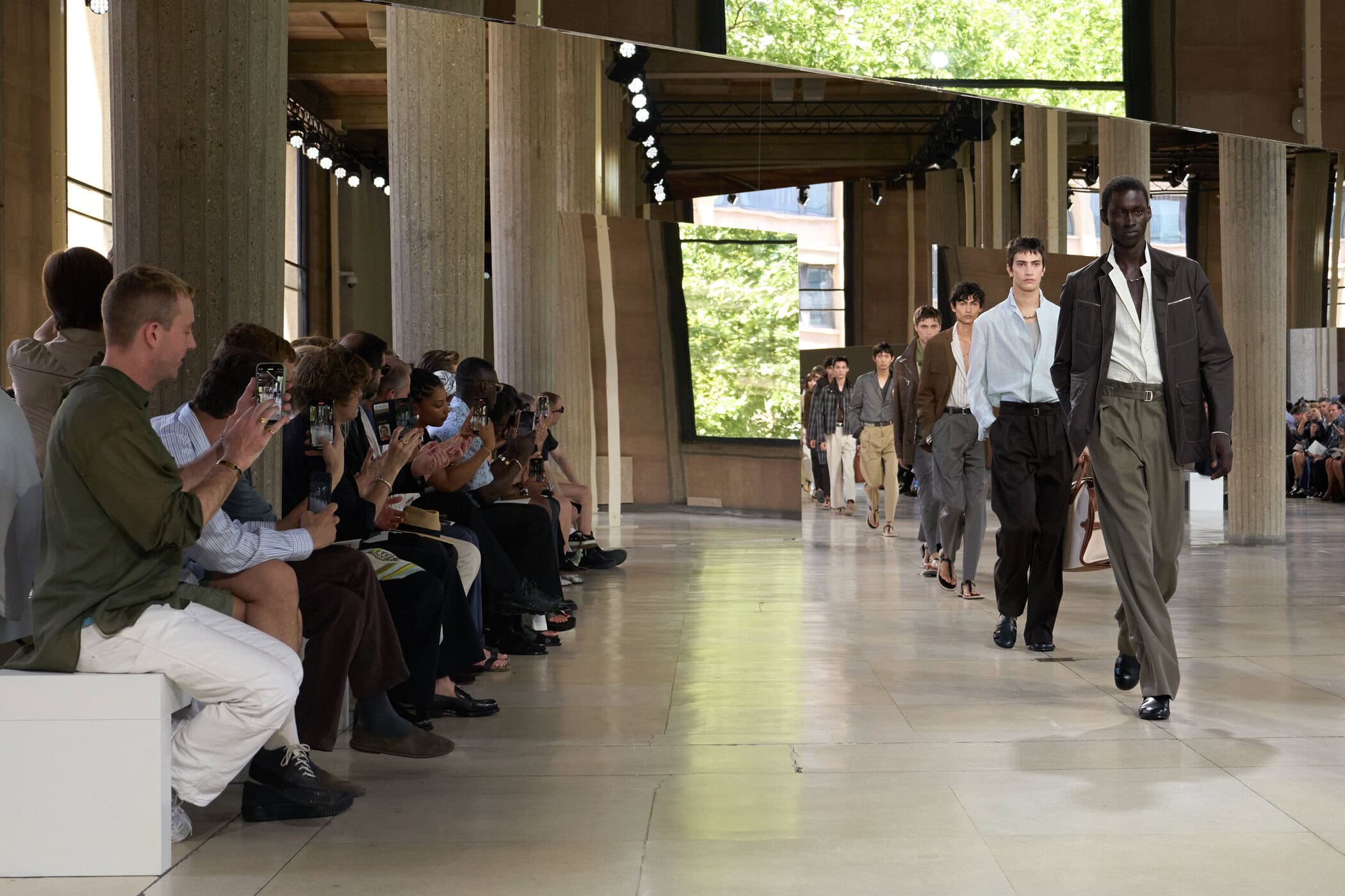 Hermes Spring 2026 Men's Fashion Show Atmosphere
