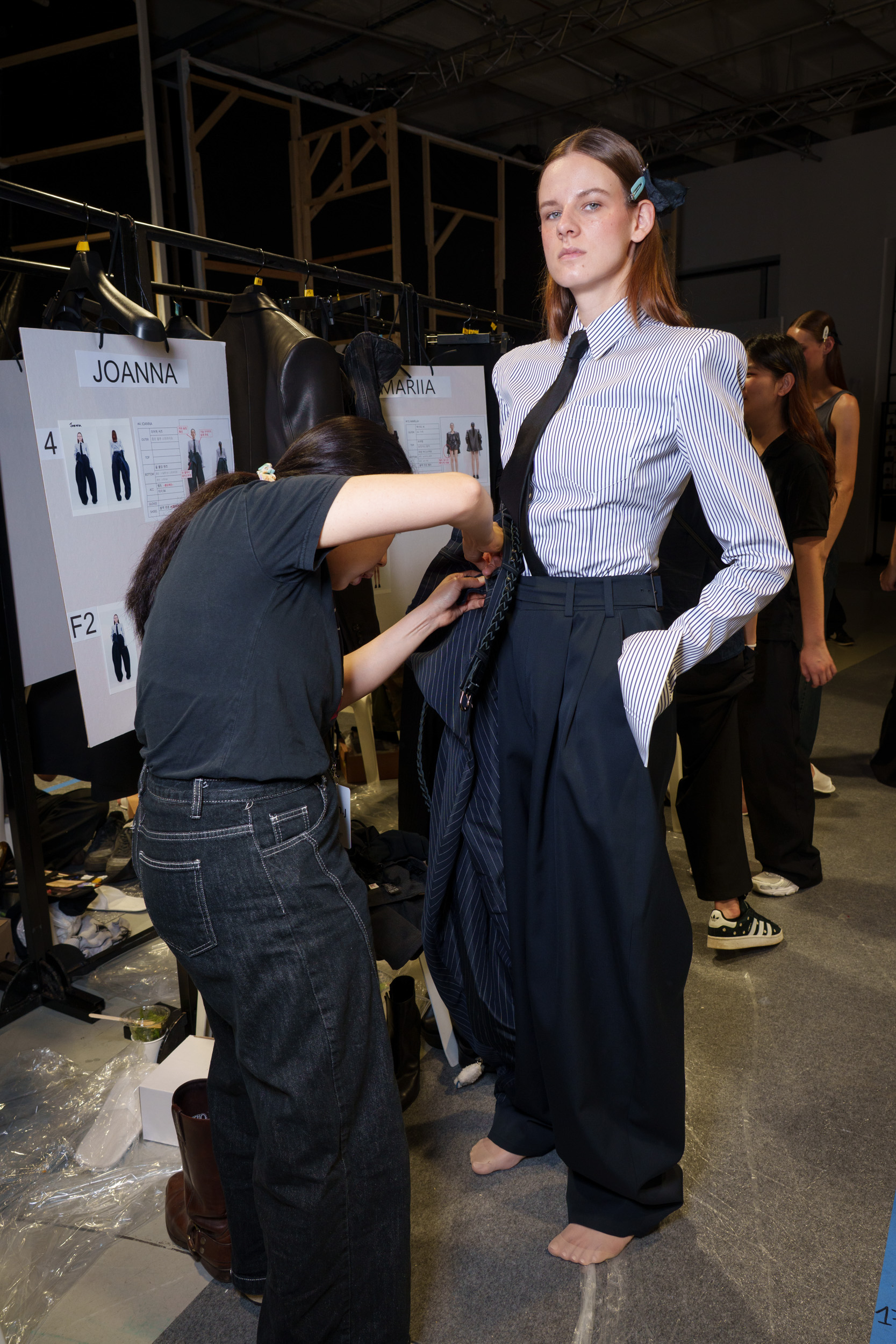 Juun.j Spring 2026 Men's Fashion Show Backstage