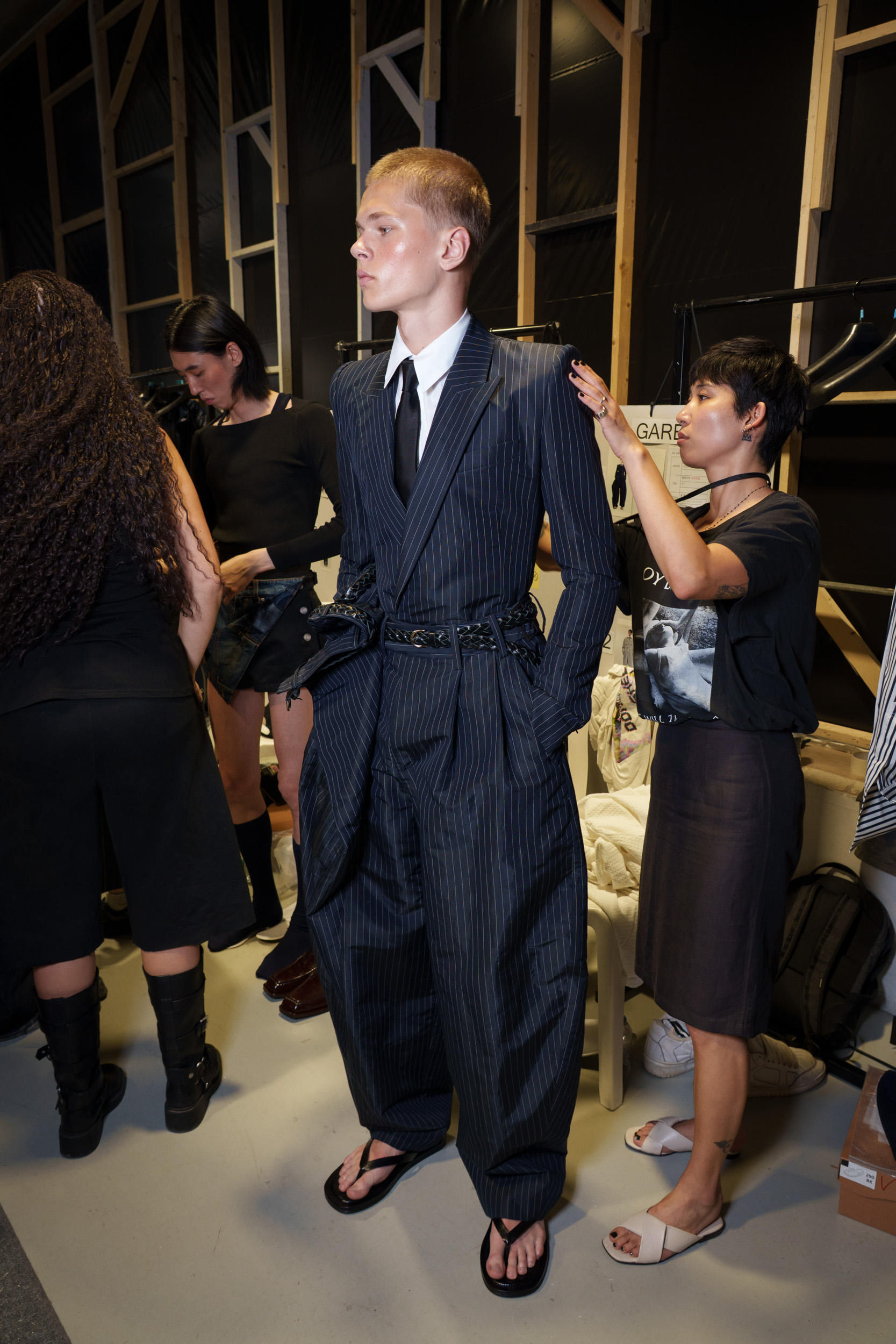 Juun.j Spring 2026 Men's Fashion Show Backstage