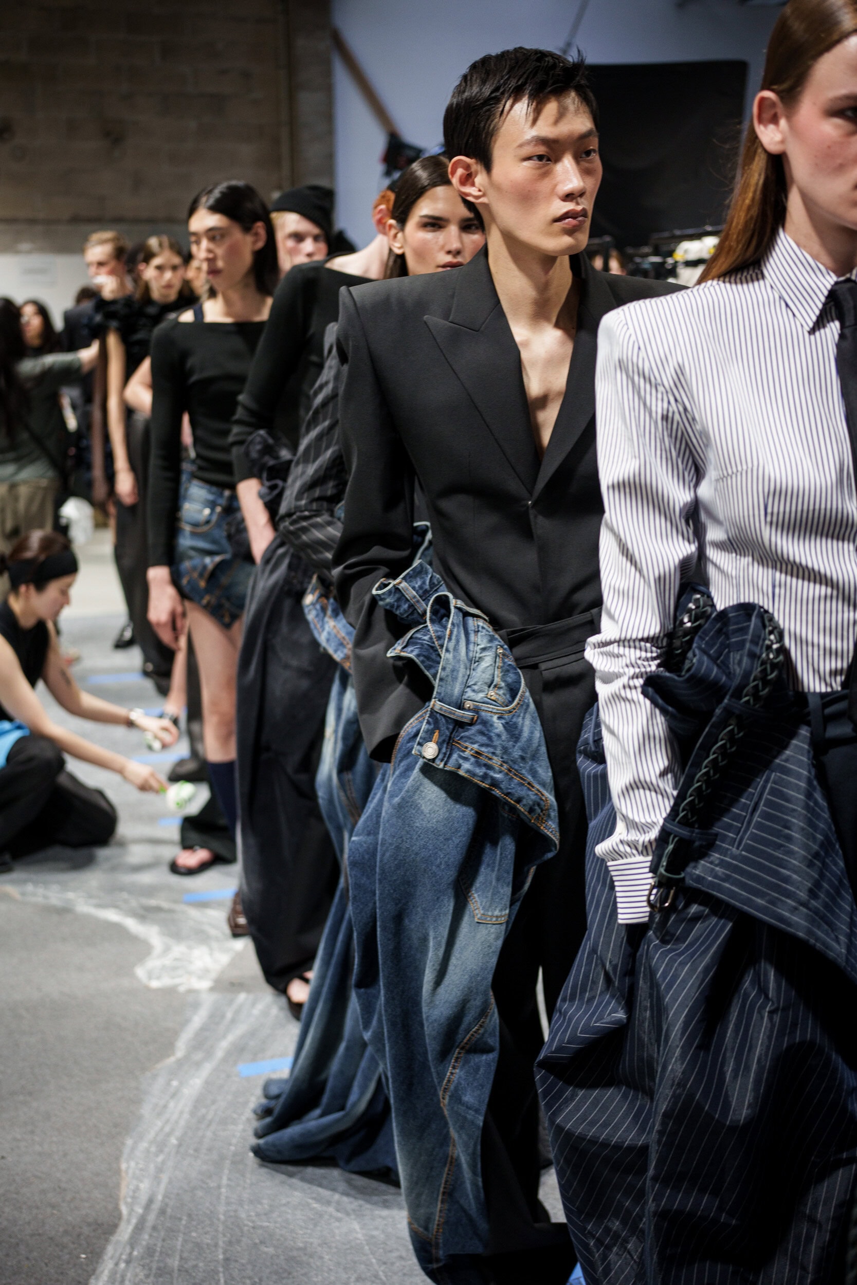 Juun.j Spring 2026 Men's Fashion Show Backstage