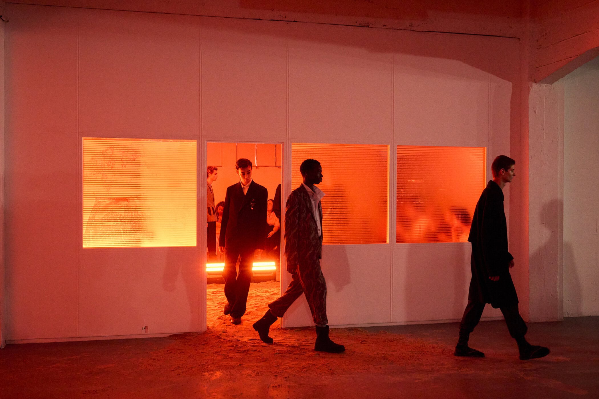 Kiko Kostadinov Spring 2026 Men's Fashion Show Atmosphere