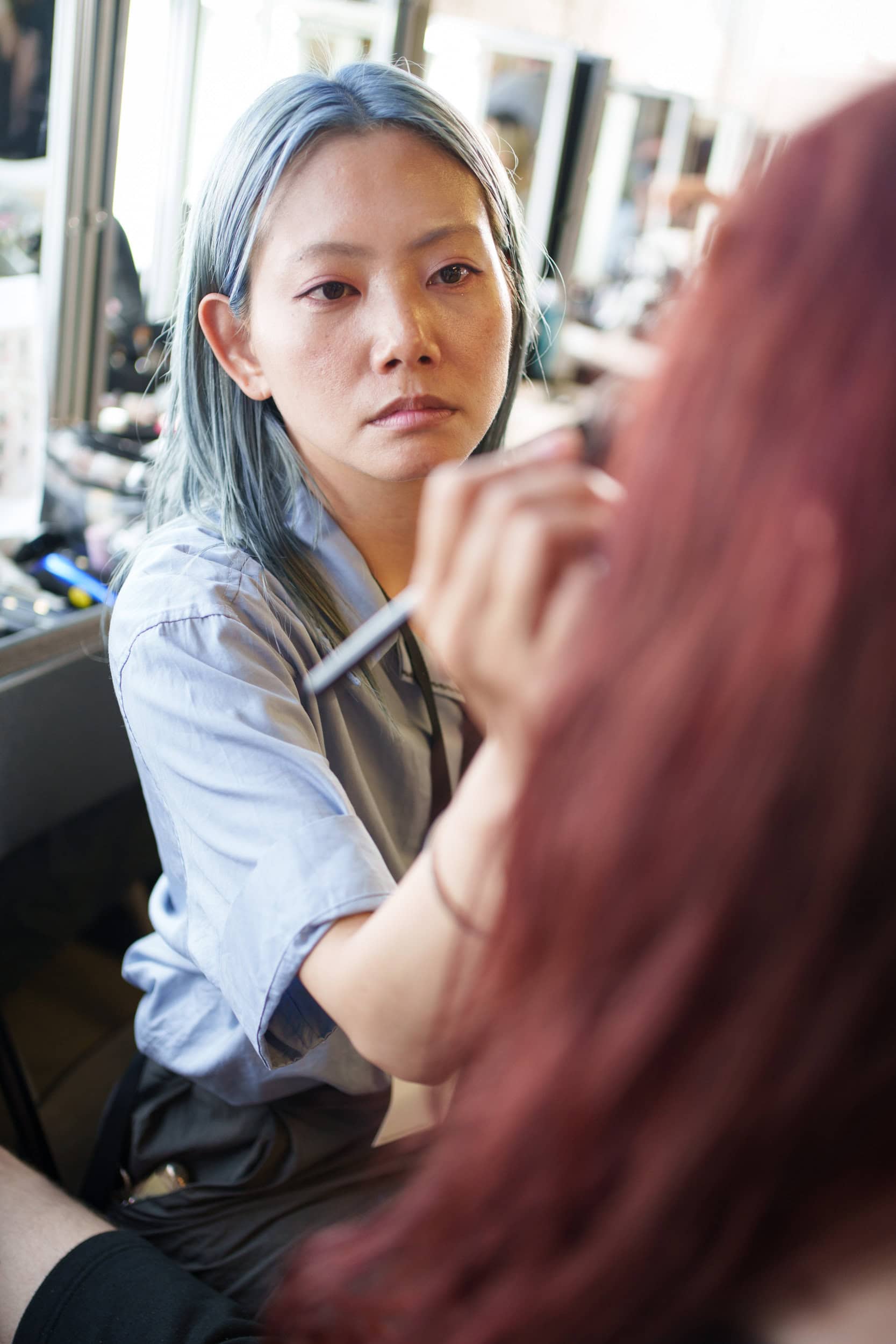 Kiko Kostadinov Spring 2026 Men's Fashion Show Backstage