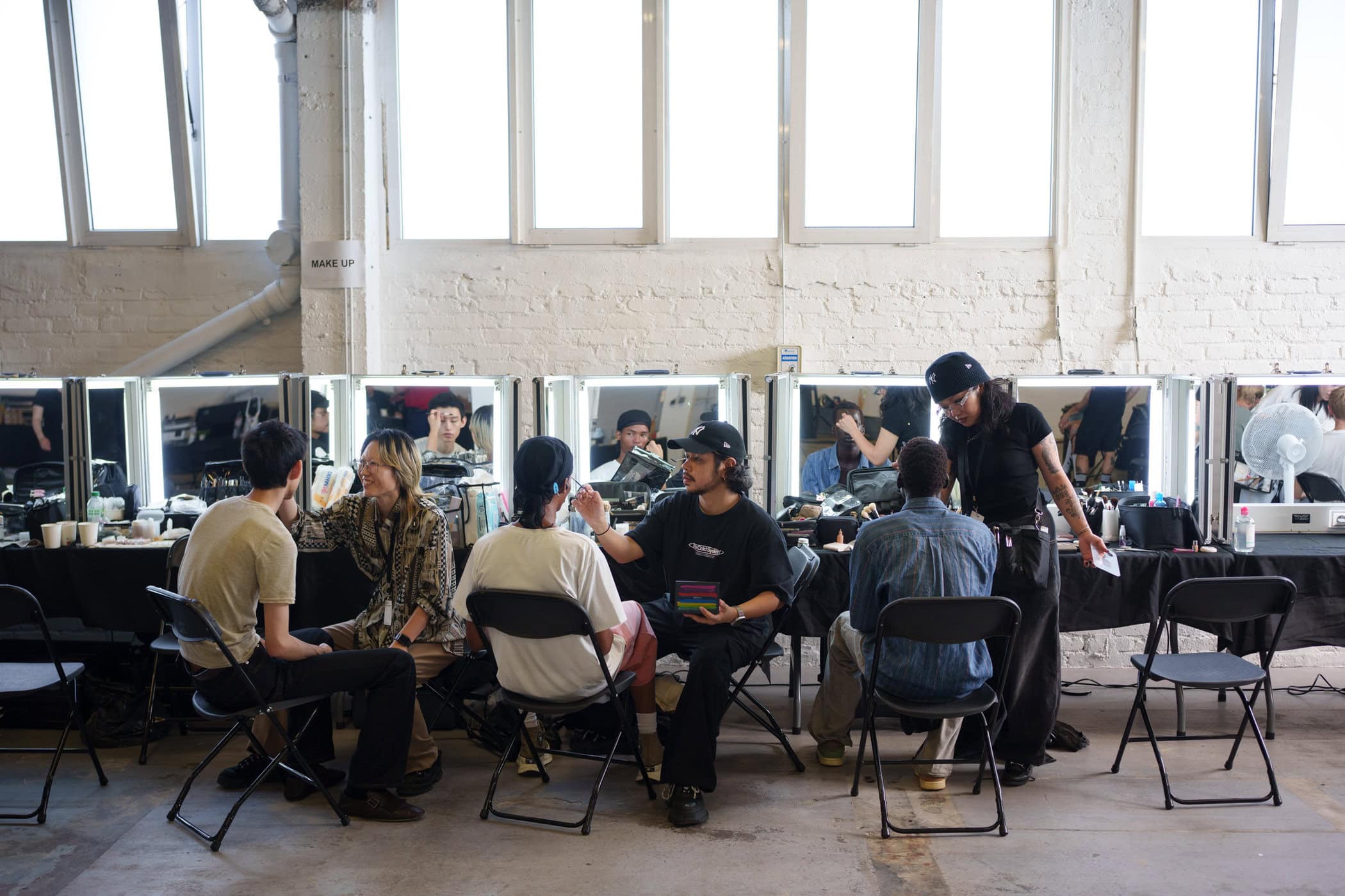 Kiko Kostadinov Spring 2026 Men's Fashion Show Backstage
