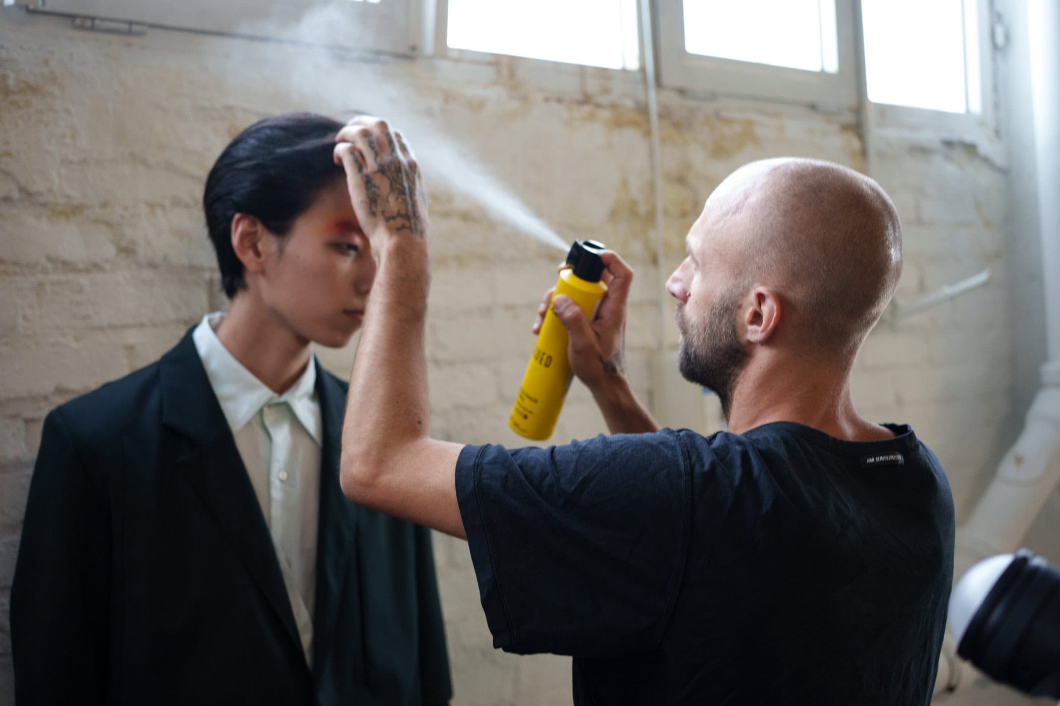 Kiko Kostadinov Spring 2026 Men's Fashion Show Backstage