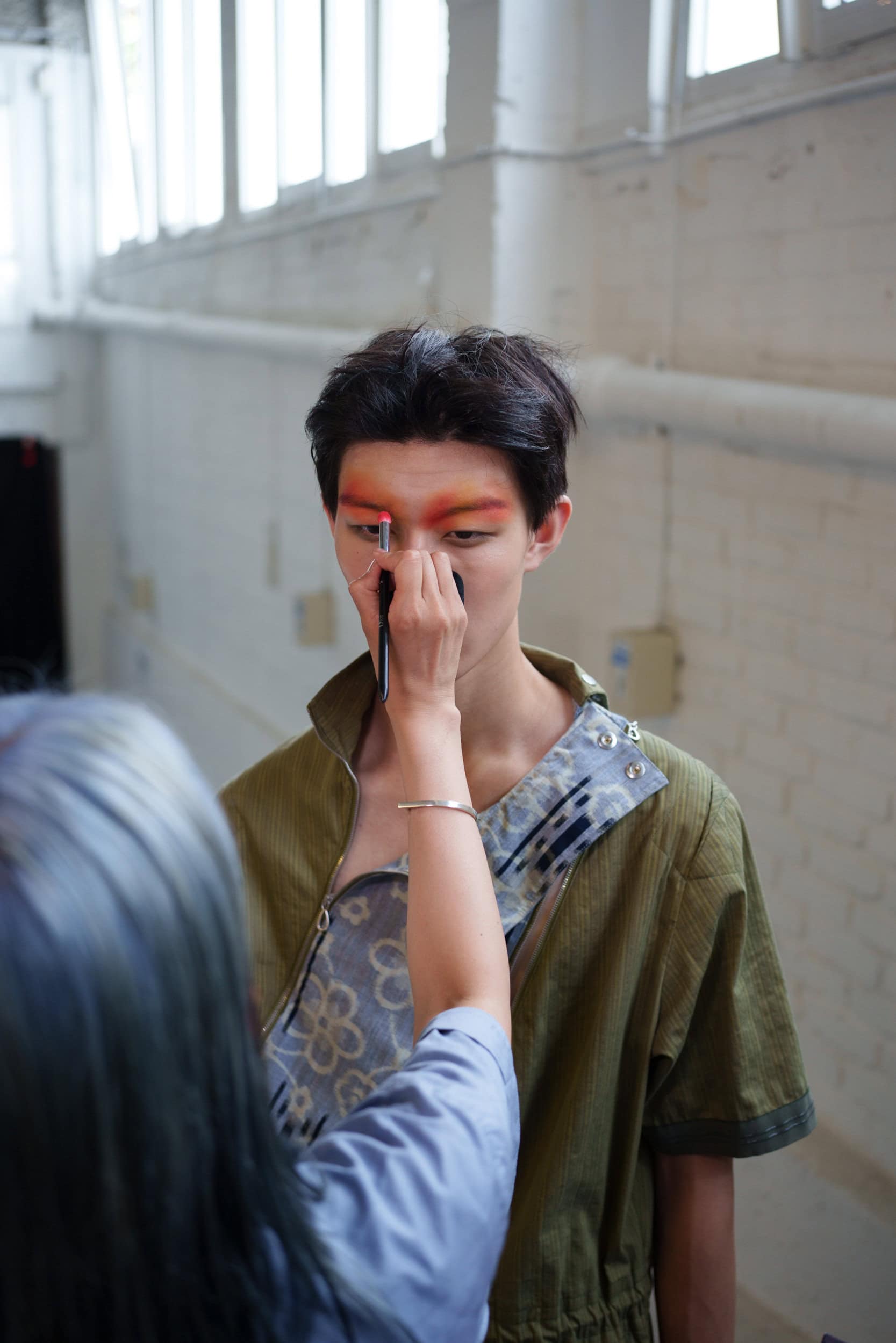 Kiko Kostadinov Spring 2026 Men's Fashion Show Backstage