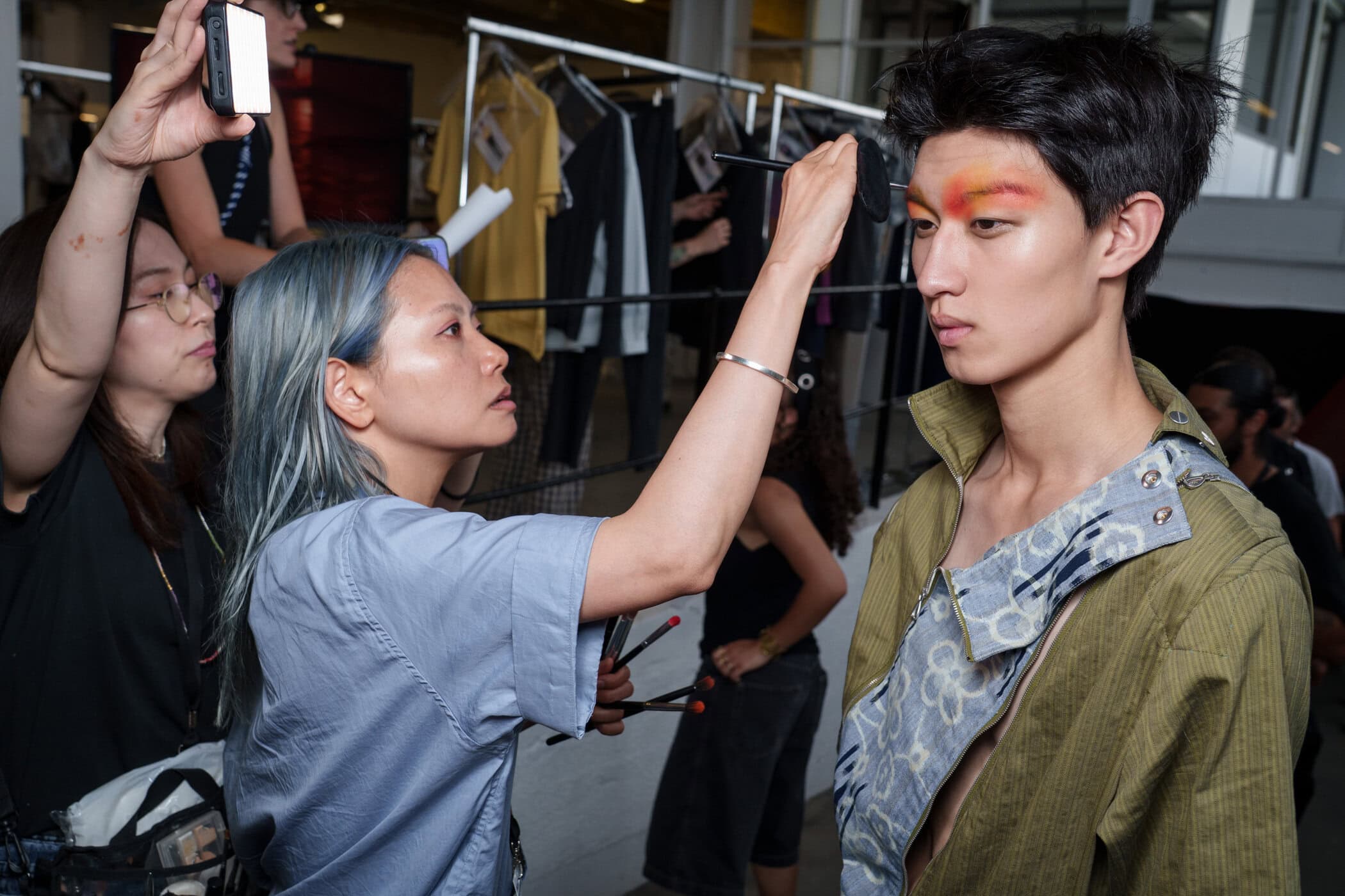 Kiko Kostadinov Spring 2026 Men's Fashion Show Backstage