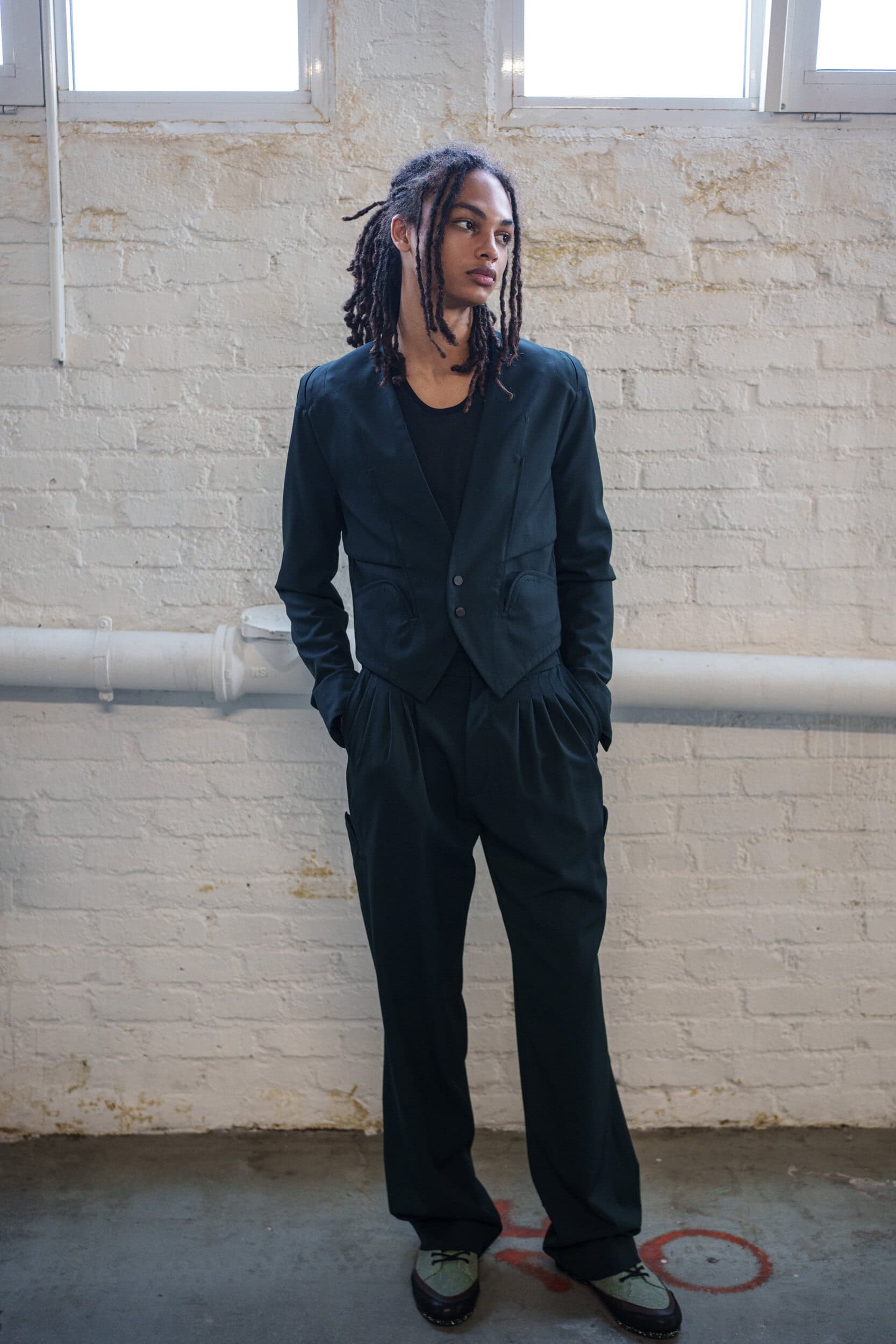 Kiko Kostadinov Spring 2026 Men's Fashion Show Backstage