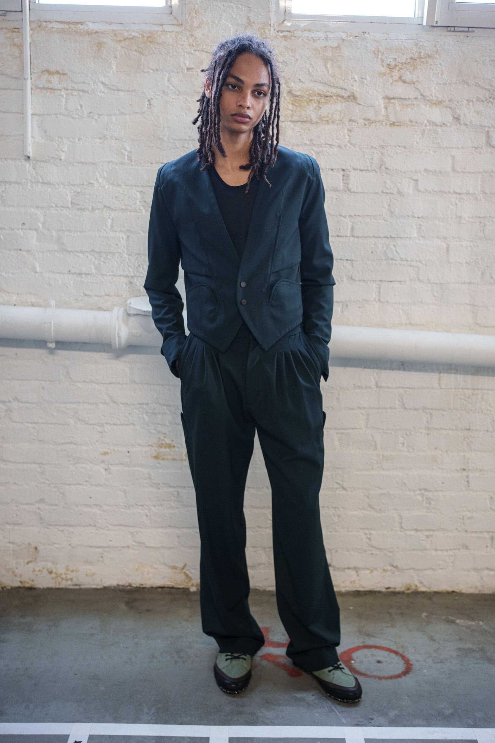 Kiko Kostadinov Spring 2026 Men's Fashion Show Backstage