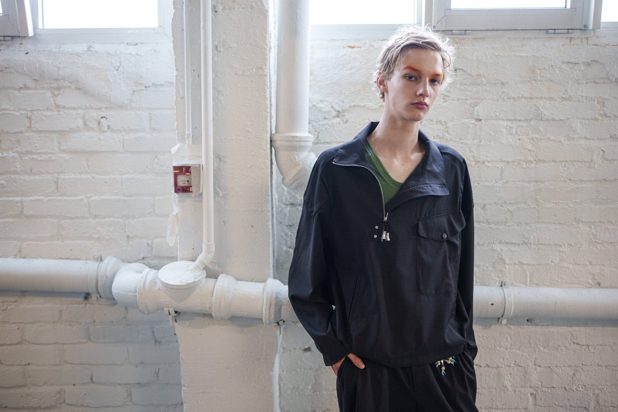 Kiko Kostadinov Spring 2026 Men's Fashion Show Backstage