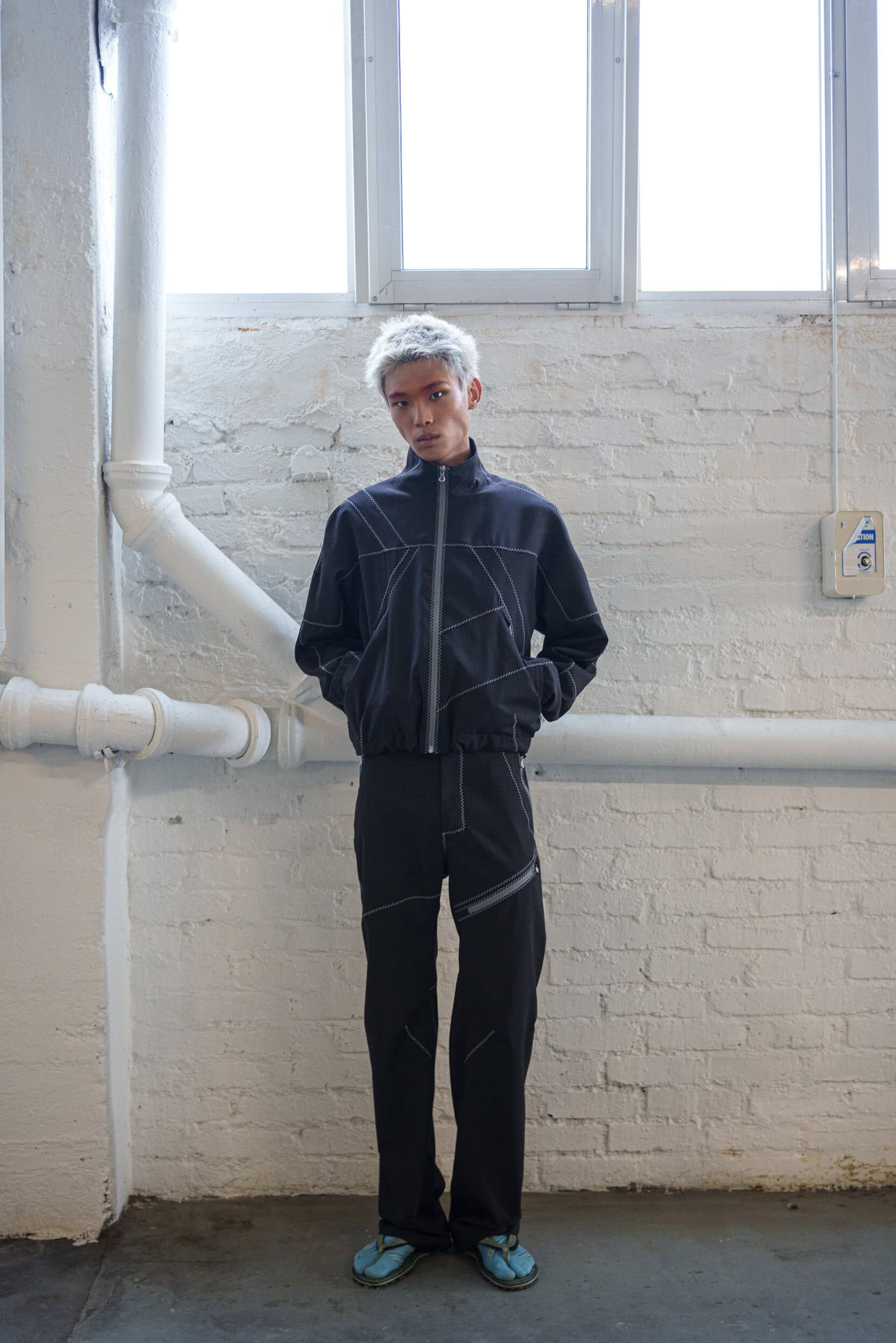 Kiko Kostadinov Spring 2026 Men's Fashion Show Backstage