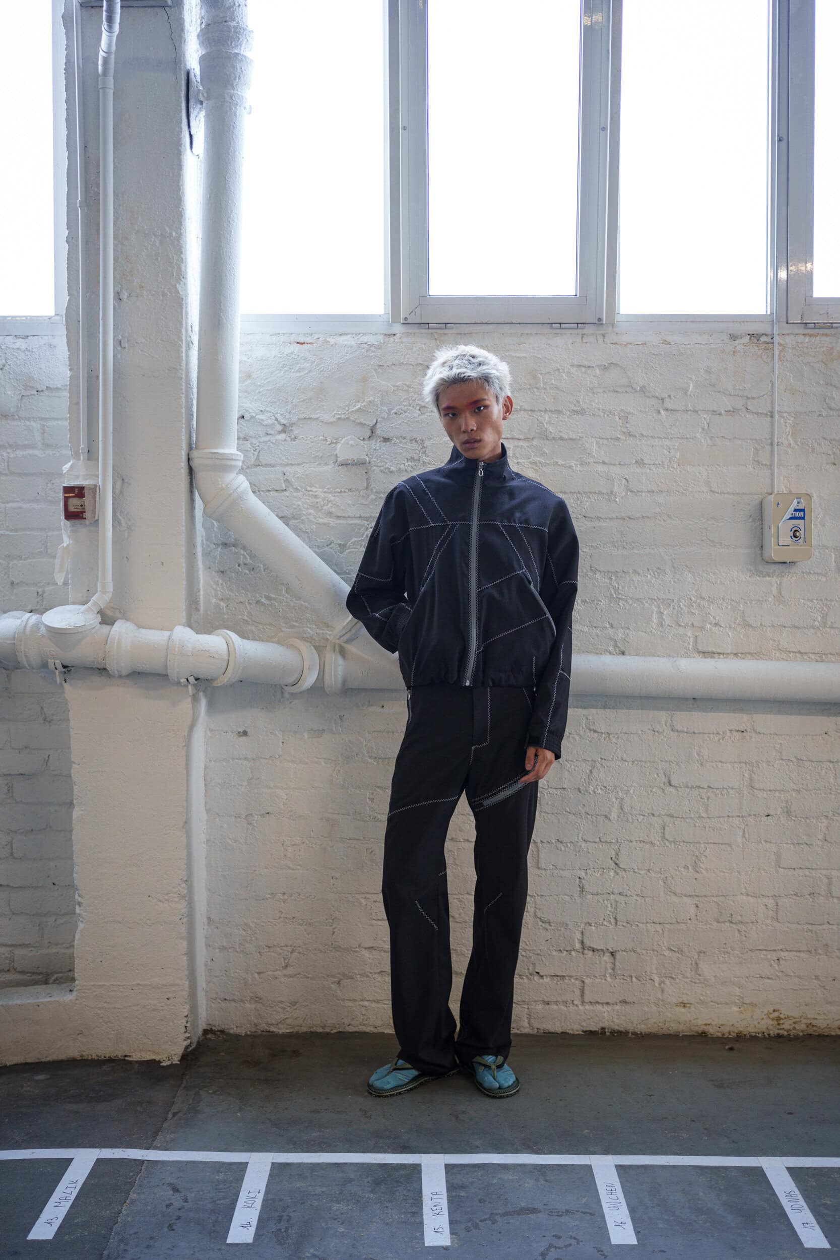 Kiko Kostadinov Spring 2026 Men's Fashion Show Backstage