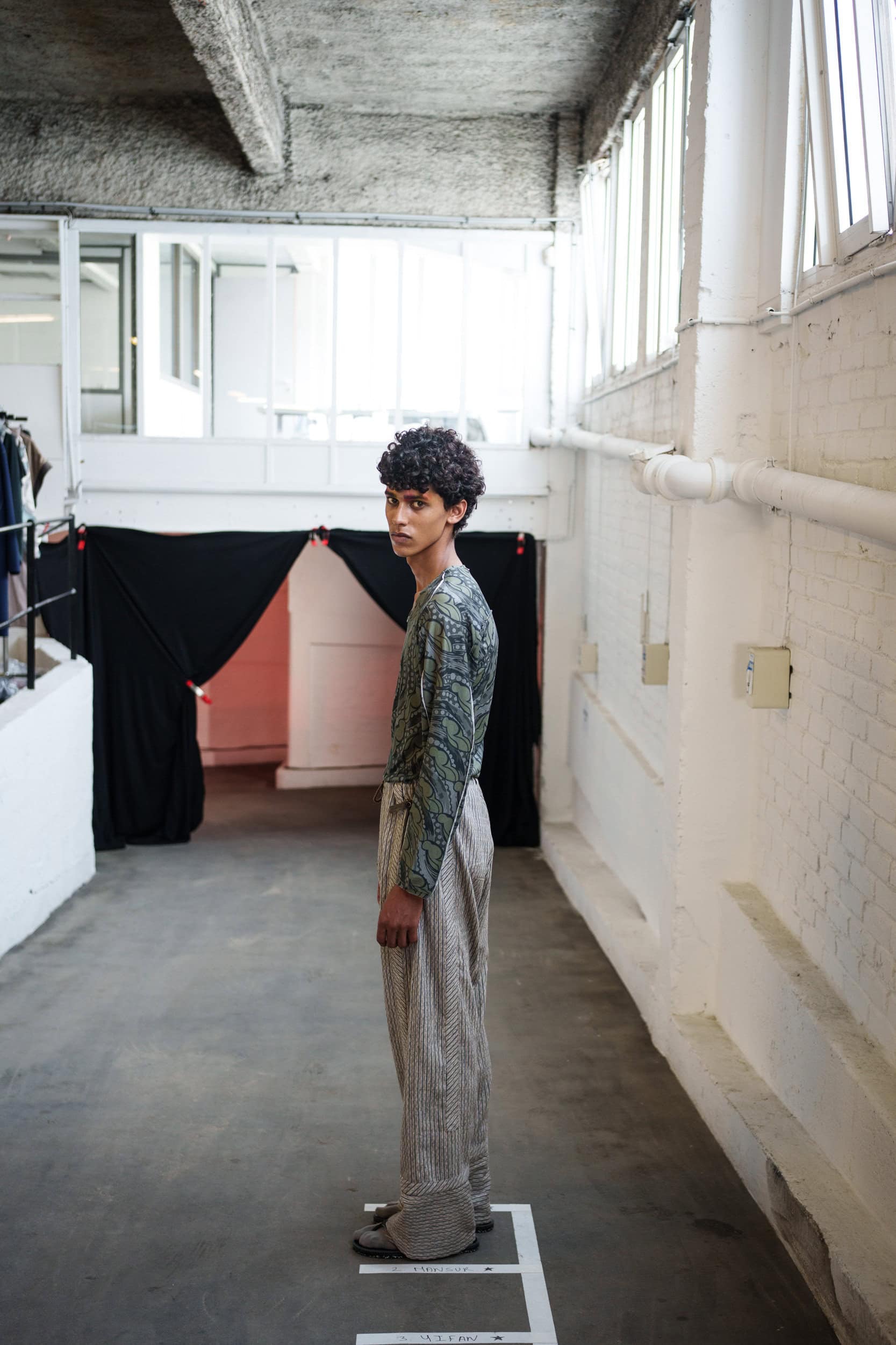Kiko Kostadinov Spring 2026 Men's Fashion Show Backstage