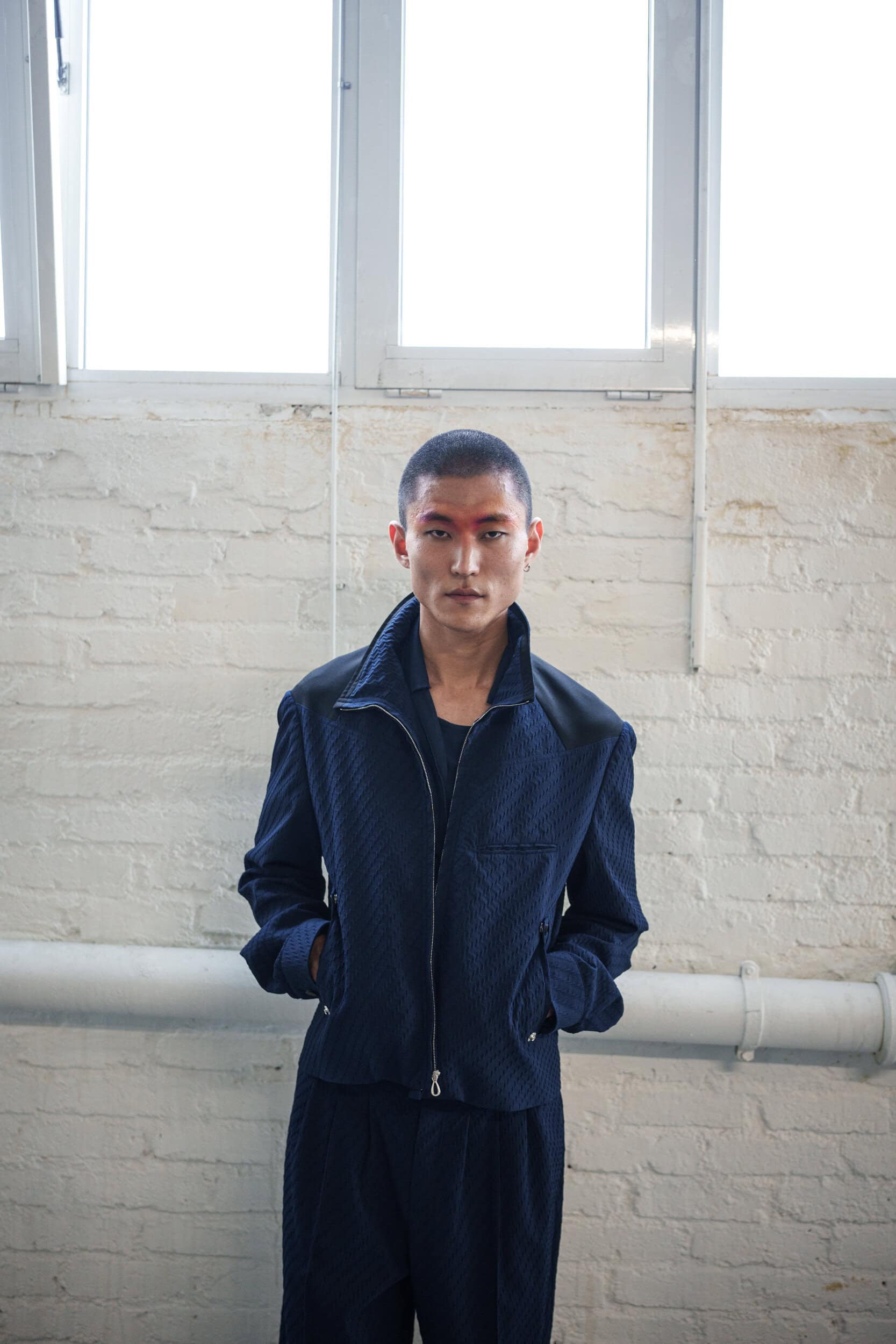 Kiko Kostadinov Spring 2026 Men's Fashion Show Backstage