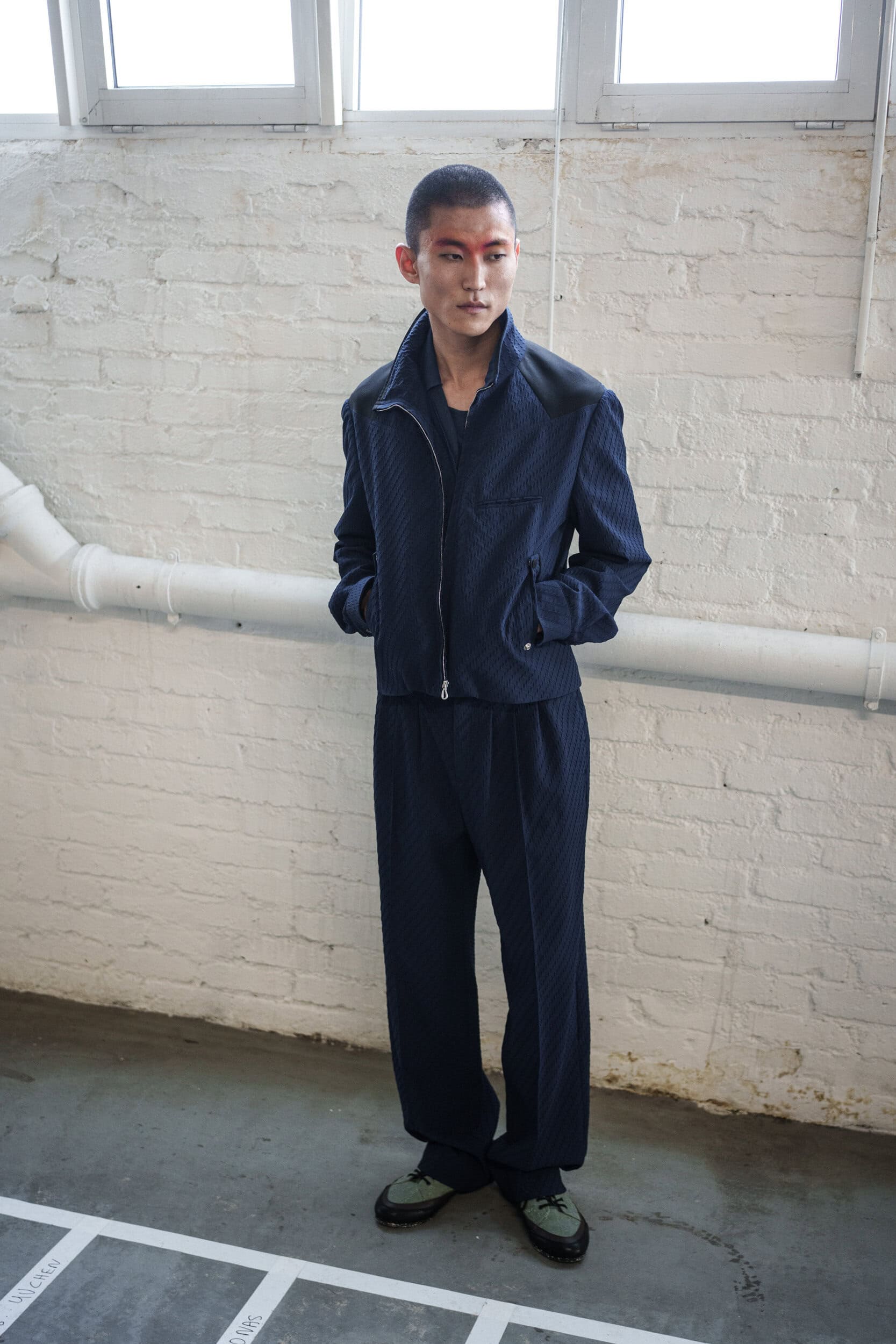 Kiko Kostadinov Spring 2026 Men's Fashion Show Backstage