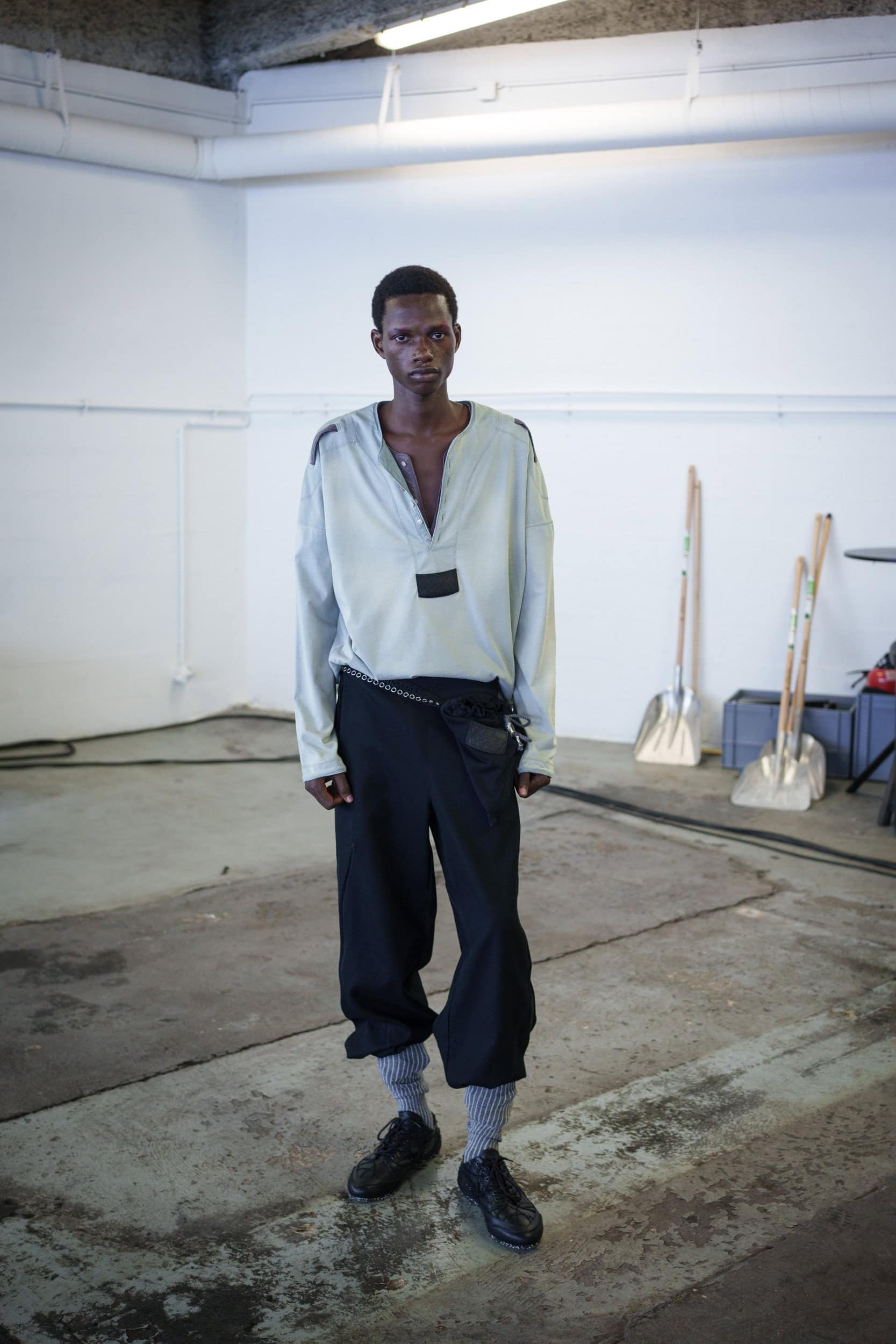 Kiko Kostadinov Spring 2026 Men's Fashion Show Backstage