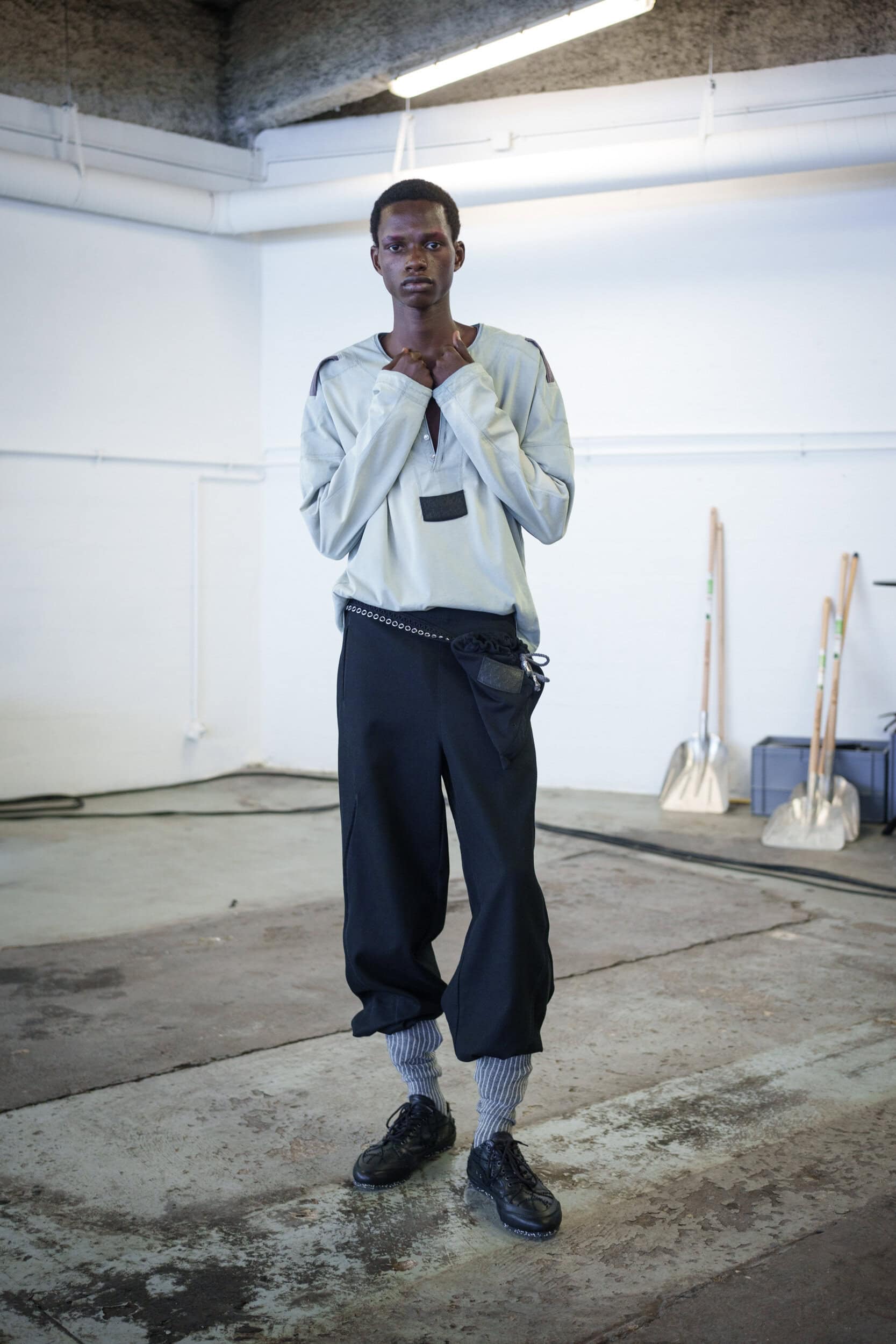Kiko Kostadinov Spring 2026 Men's Fashion Show Backstage