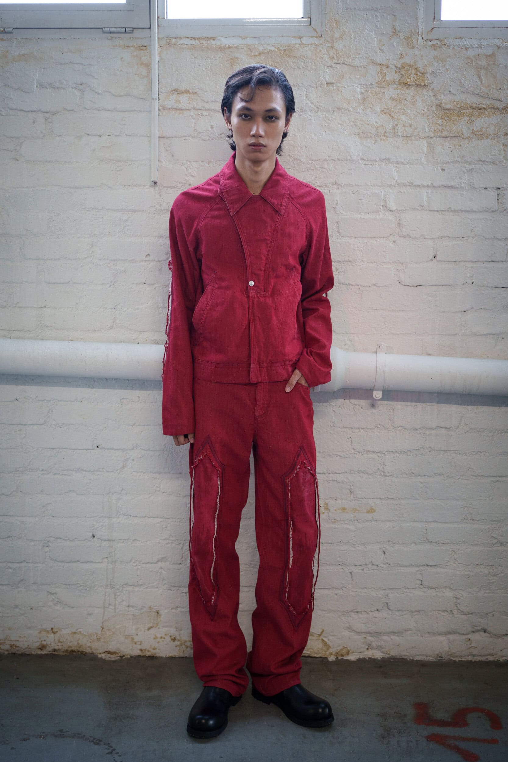 Kiko Kostadinov Spring 2026 Men's Fashion Show Backstage