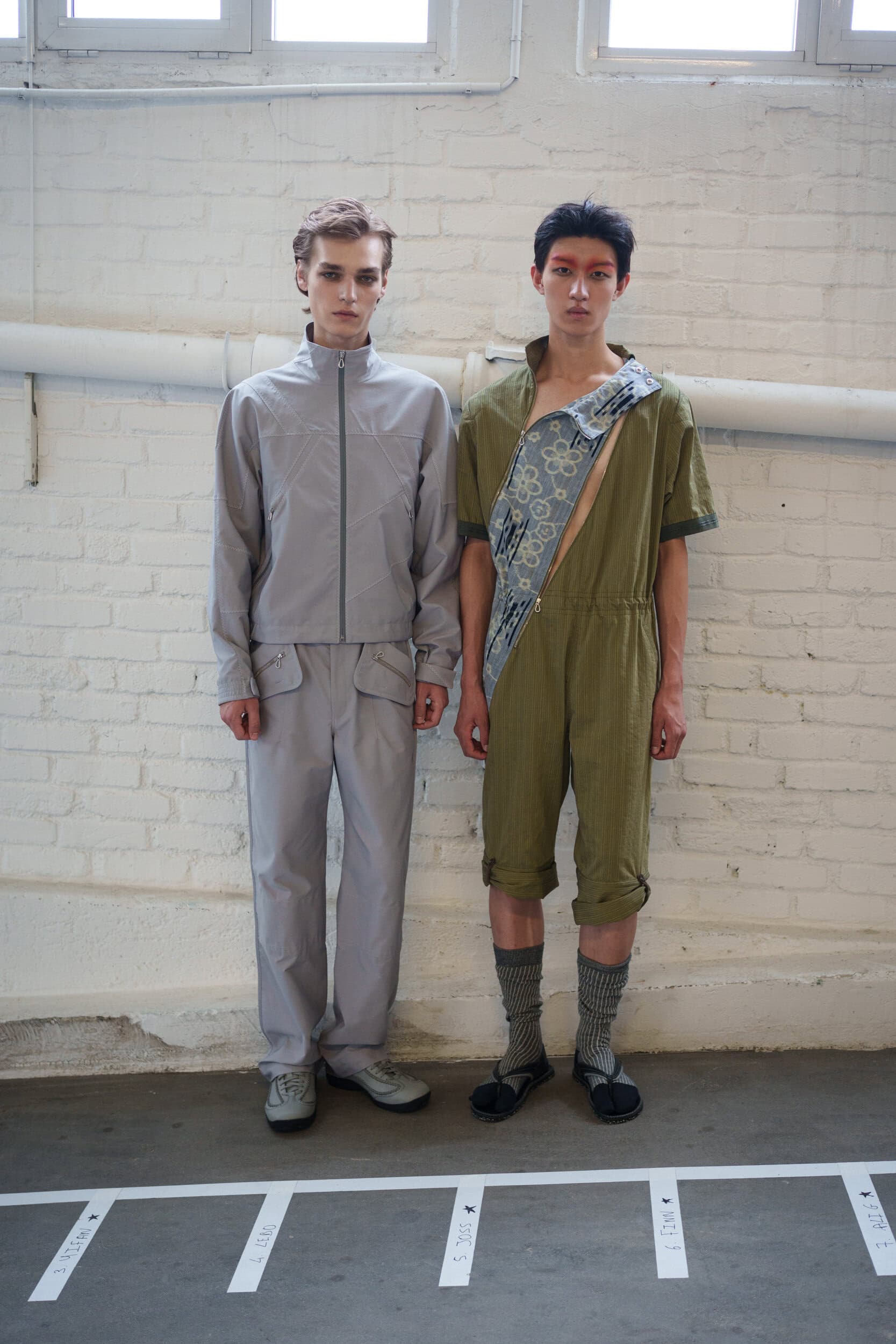 Kiko Kostadinov Spring 2026 Men's Fashion Show Backstage