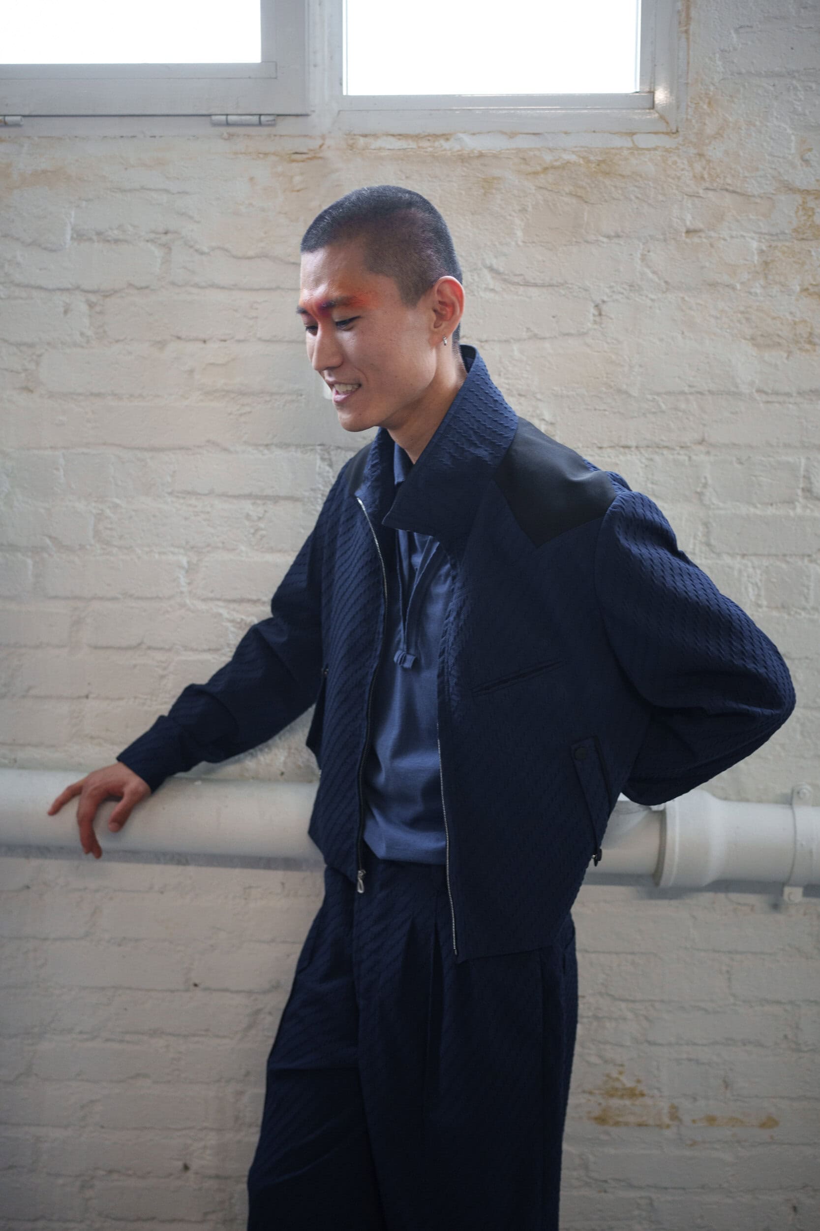 Kiko Kostadinov Spring 2026 Men's Fashion Show Backstage