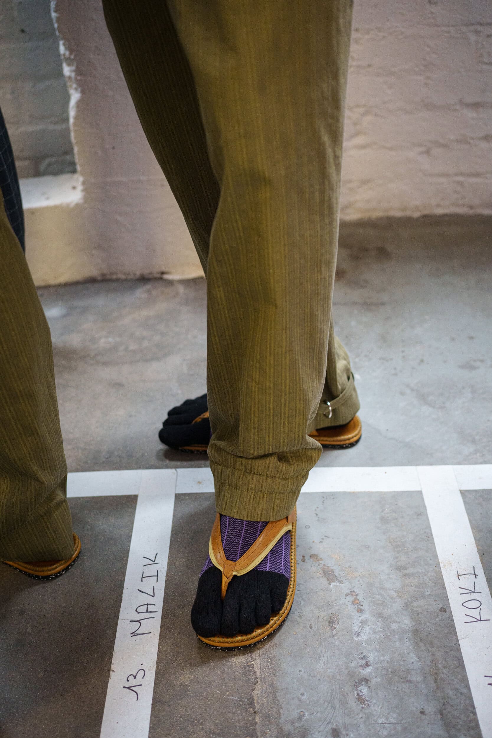 Kiko Kostadinov Spring 2026 Men's Fashion Show Backstage