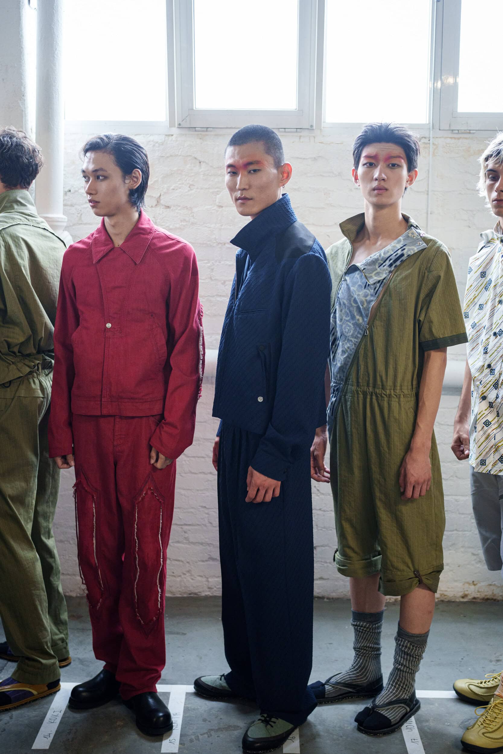 Kiko Kostadinov Spring 2026 Men's Fashion Show Backstage