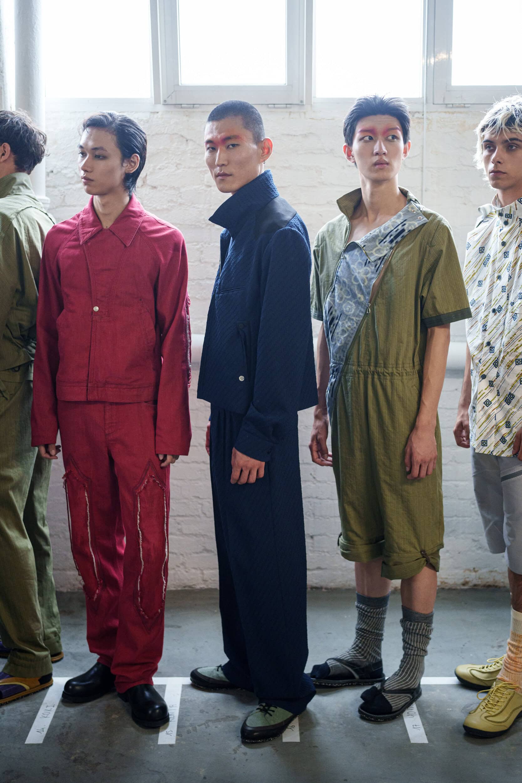 Kiko Kostadinov Spring 2026 Men's Fashion Show Backstage