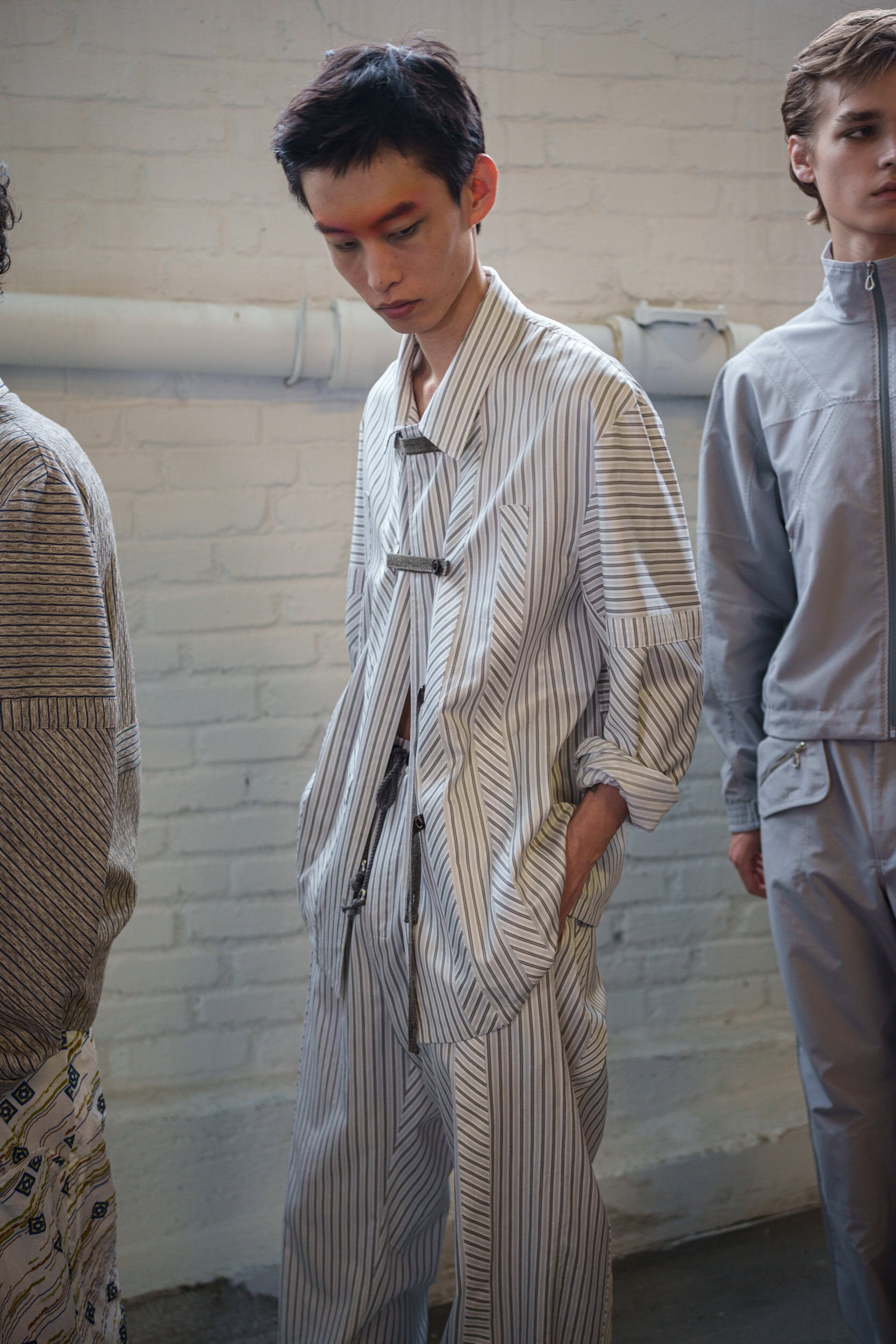Kiko Kostadinov Spring 2026 Men's Fashion Show Backstage