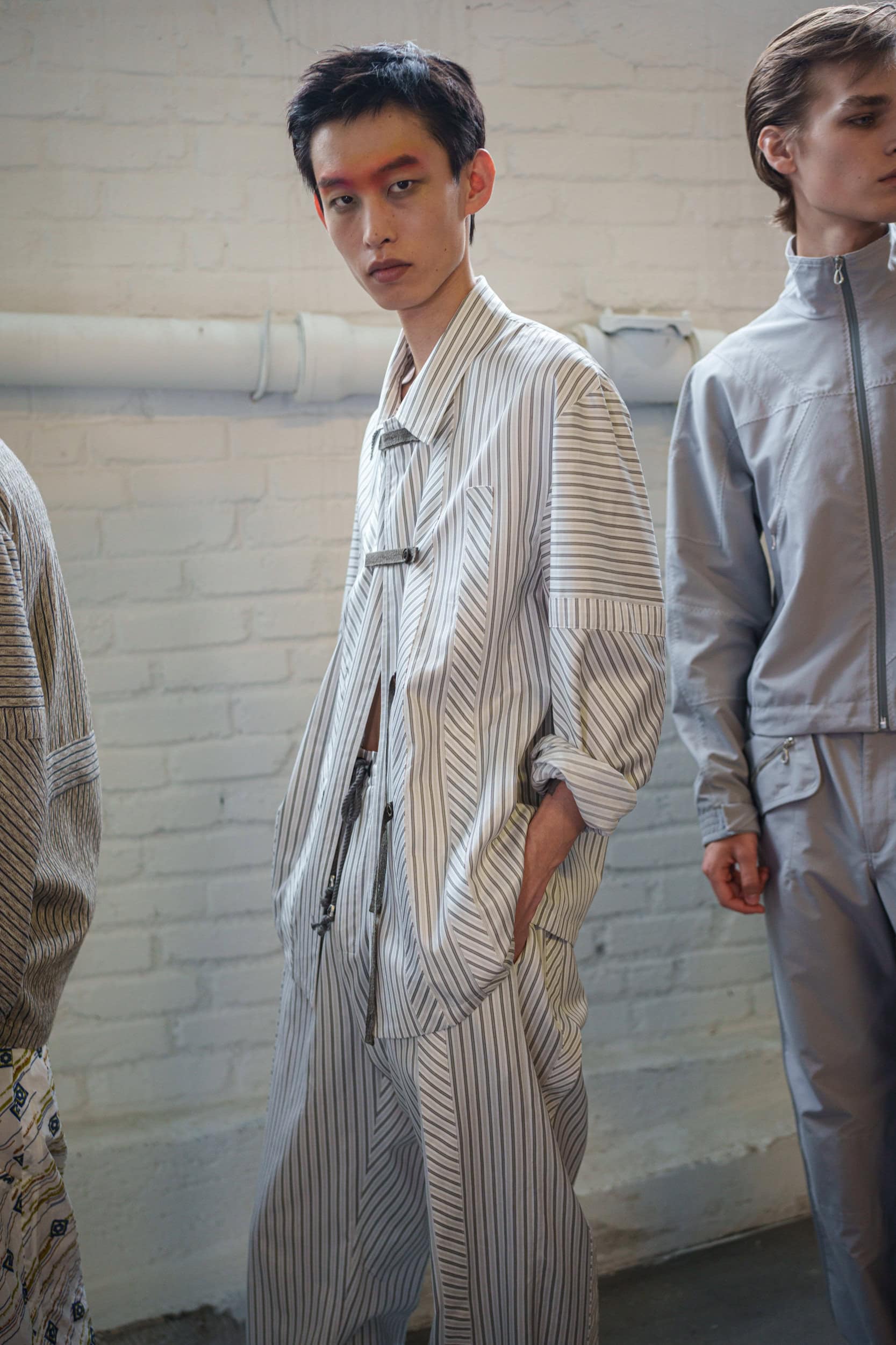 Kiko Kostadinov Spring 2026 Men's Fashion Show Backstage