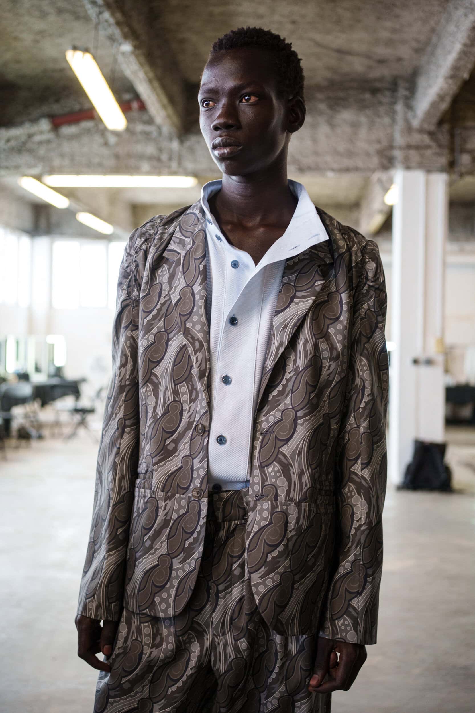 Kiko Kostadinov Spring 2026 Men's Fashion Show Backstage