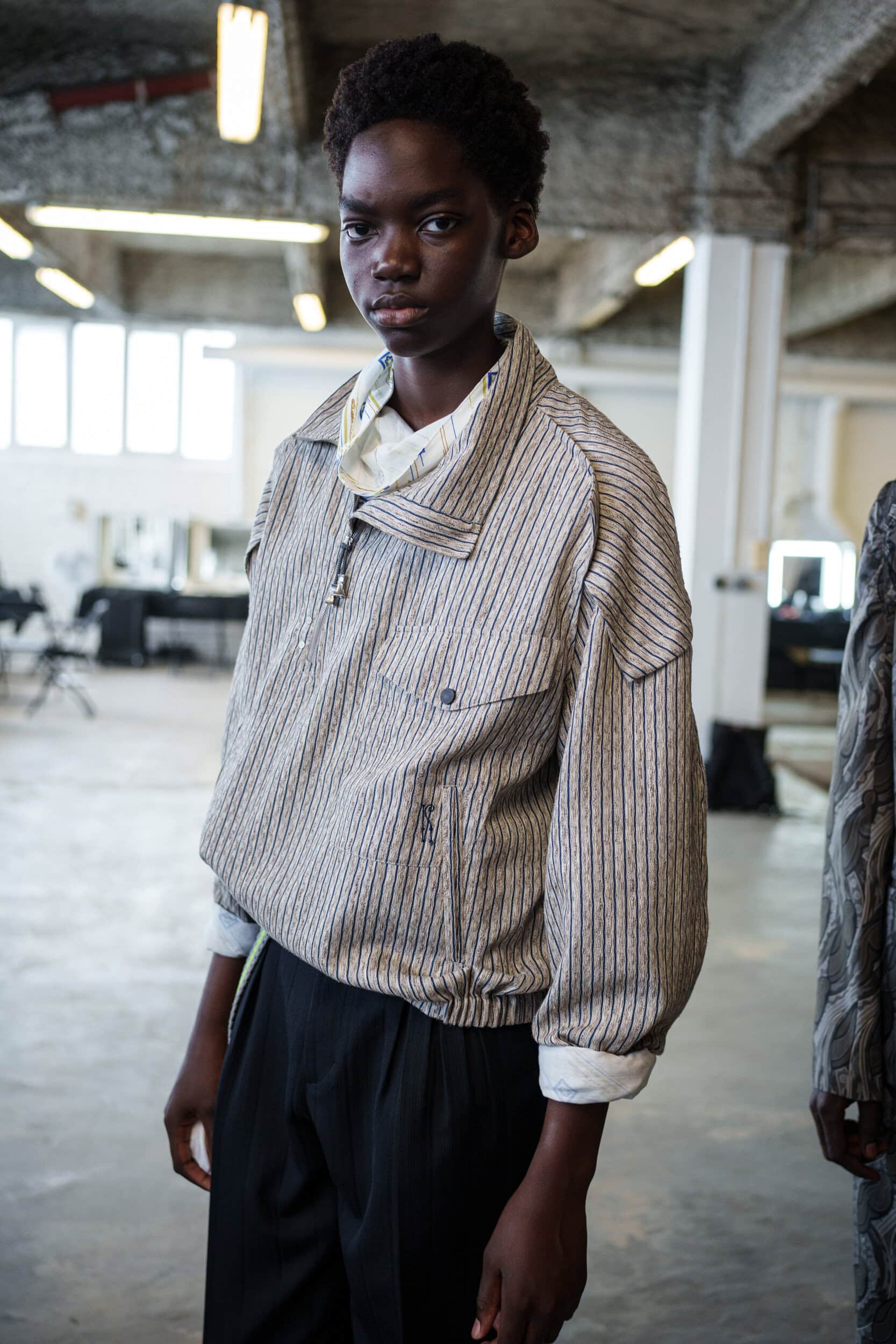 Kiko Kostadinov Spring 2026 Men's Fashion Show Backstage
