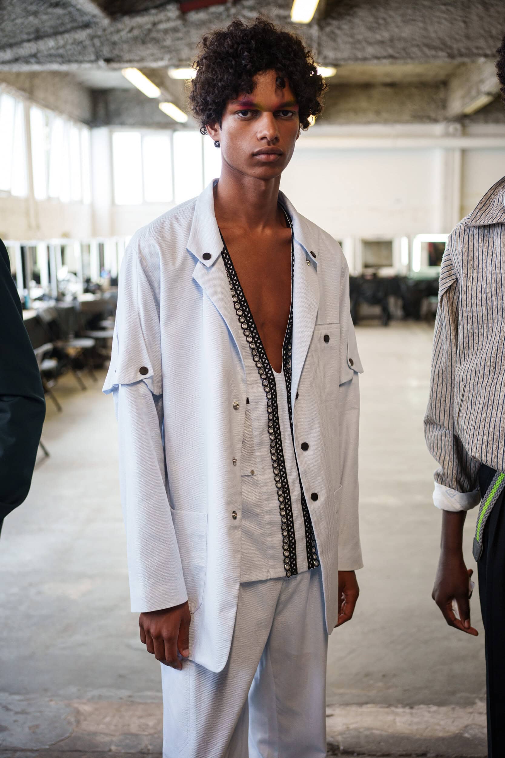 Kiko Kostadinov Spring 2026 Men's Fashion Show Backstage