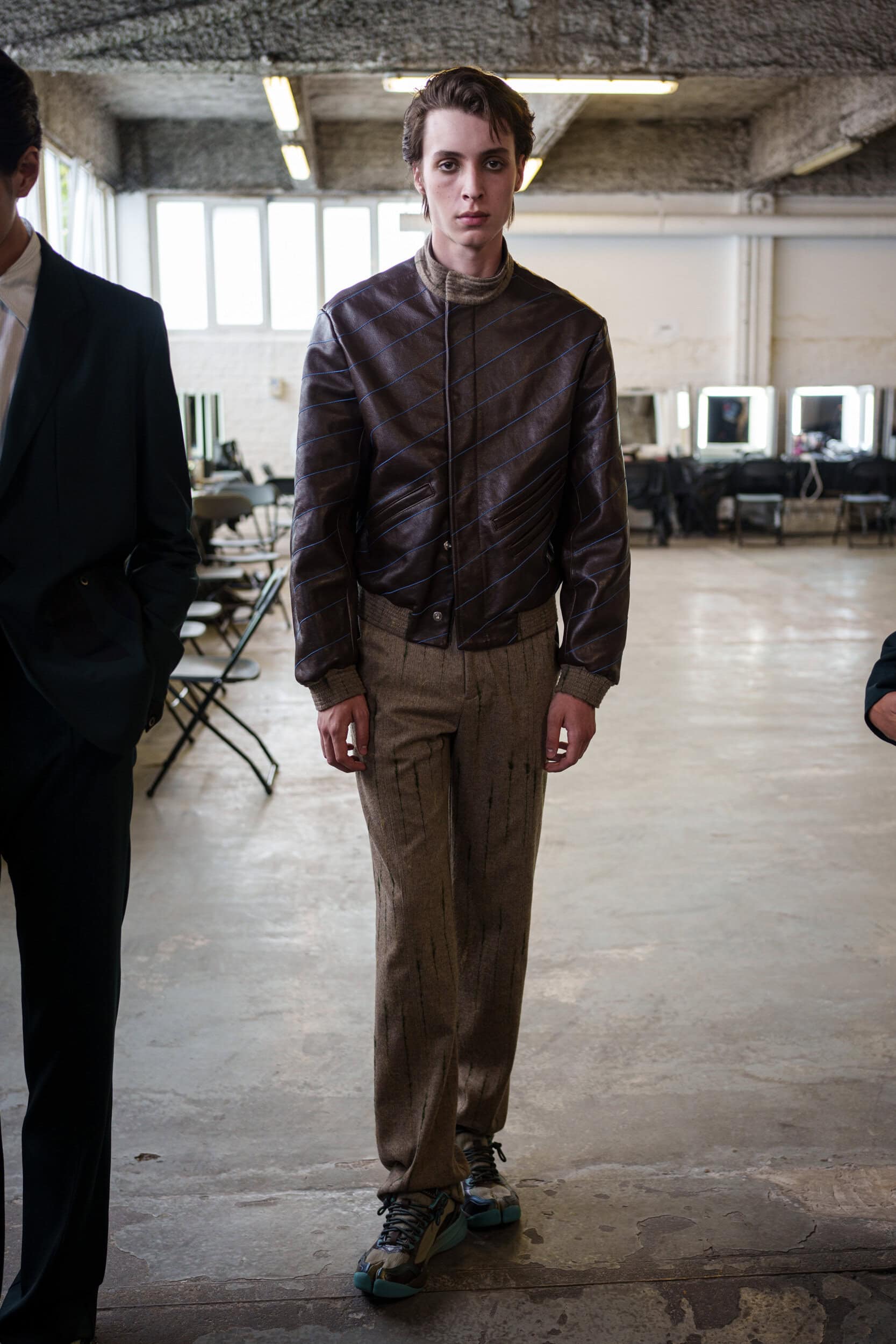 Kiko Kostadinov Spring 2026 Men's Fashion Show Backstage