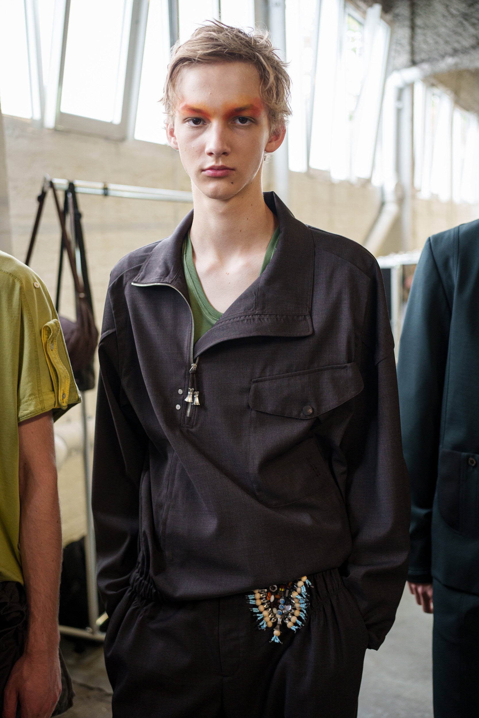 Kiko Kostadinov Spring 2026 Men's Fashion Show Backstage