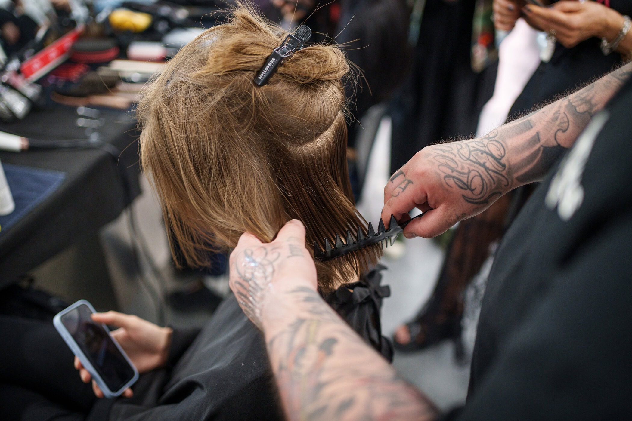 Miguel Vieira Spring 2026 Men's Fashion Show Backstage