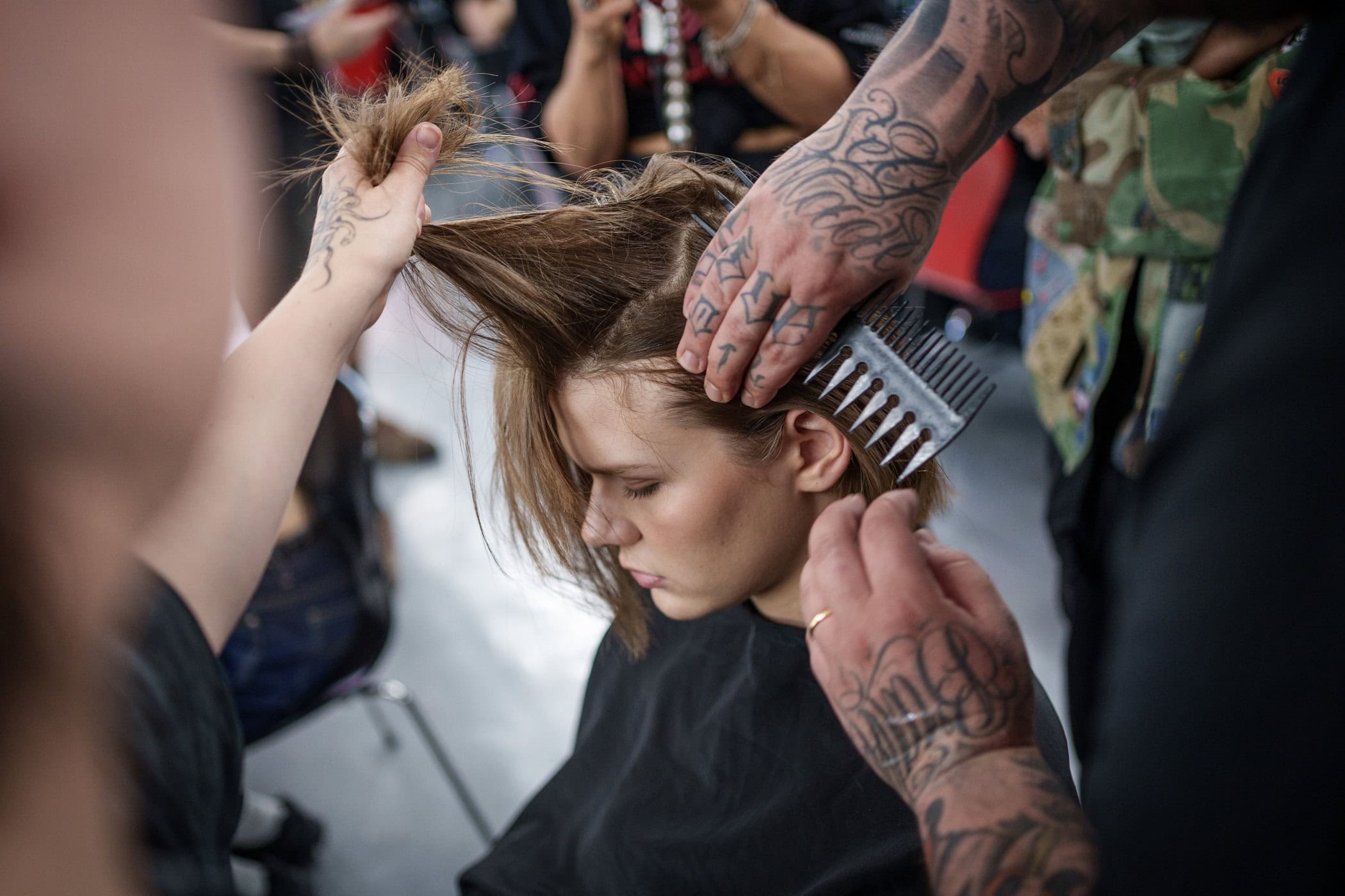 Miguel Vieira Spring 2026 Men's Fashion Show Backstage